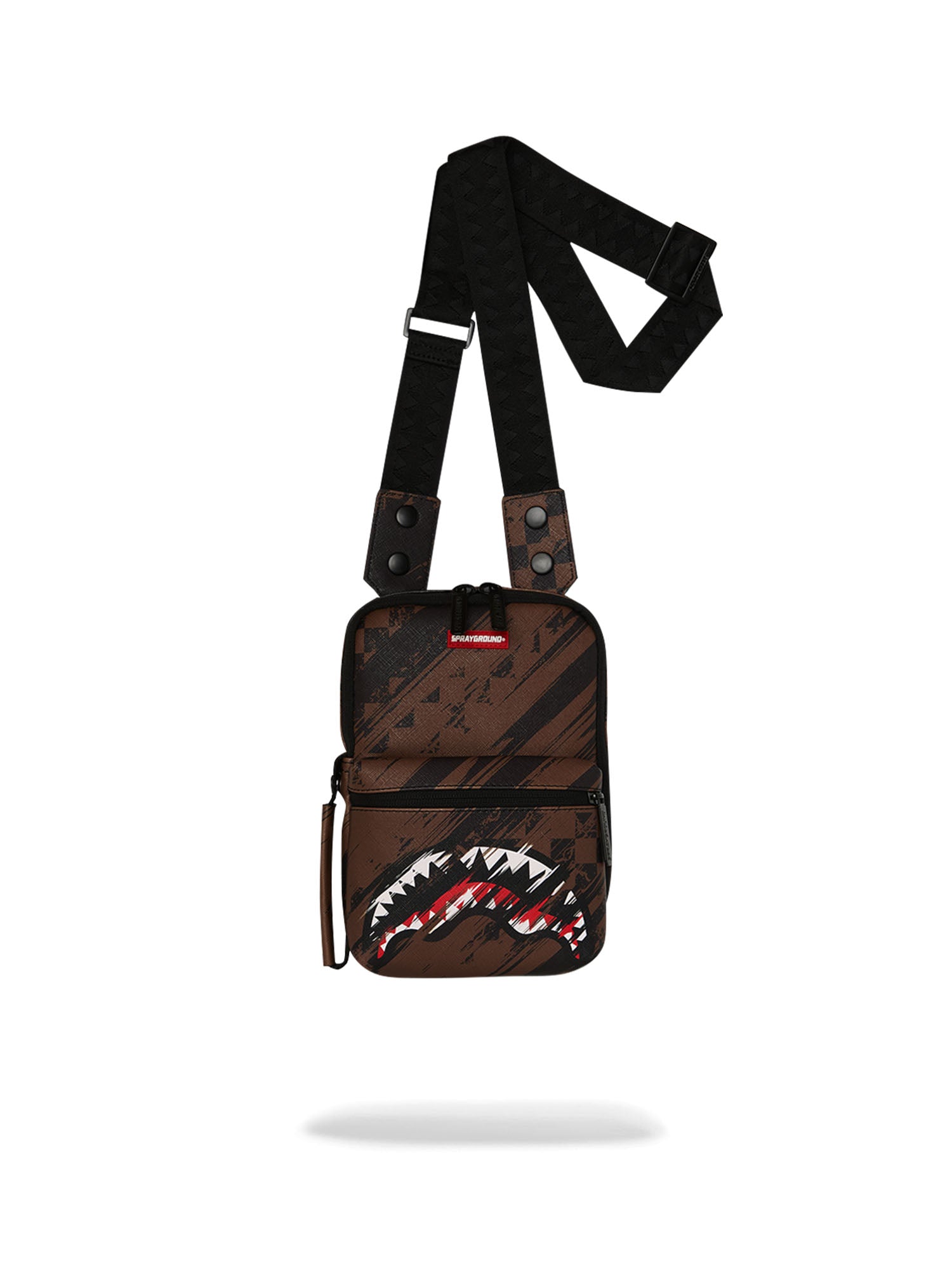 Sprayground Smeared Grunge OG Sling Marrone