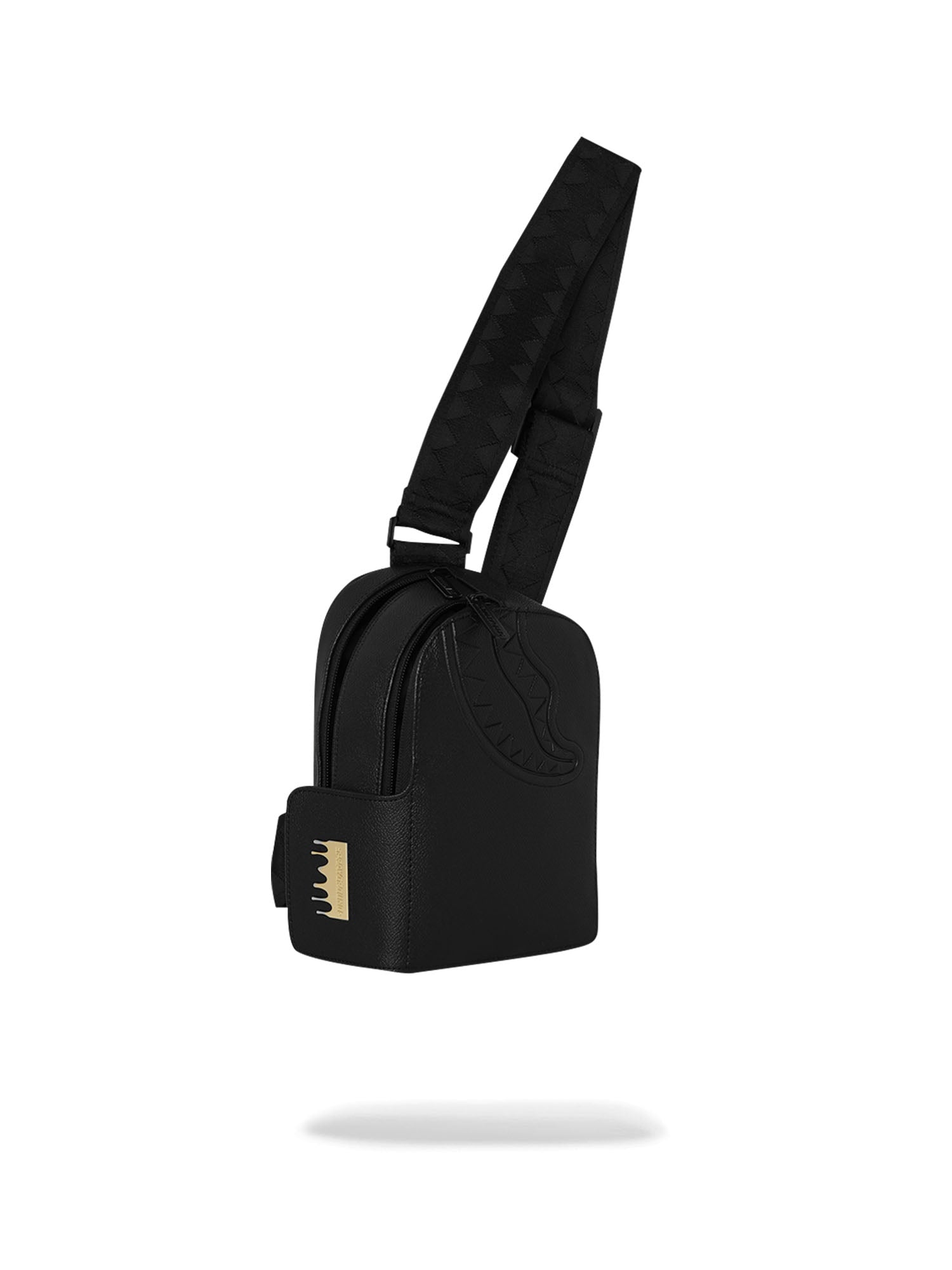 Sprayground Gold Brick Lux Backpack Sling Oro