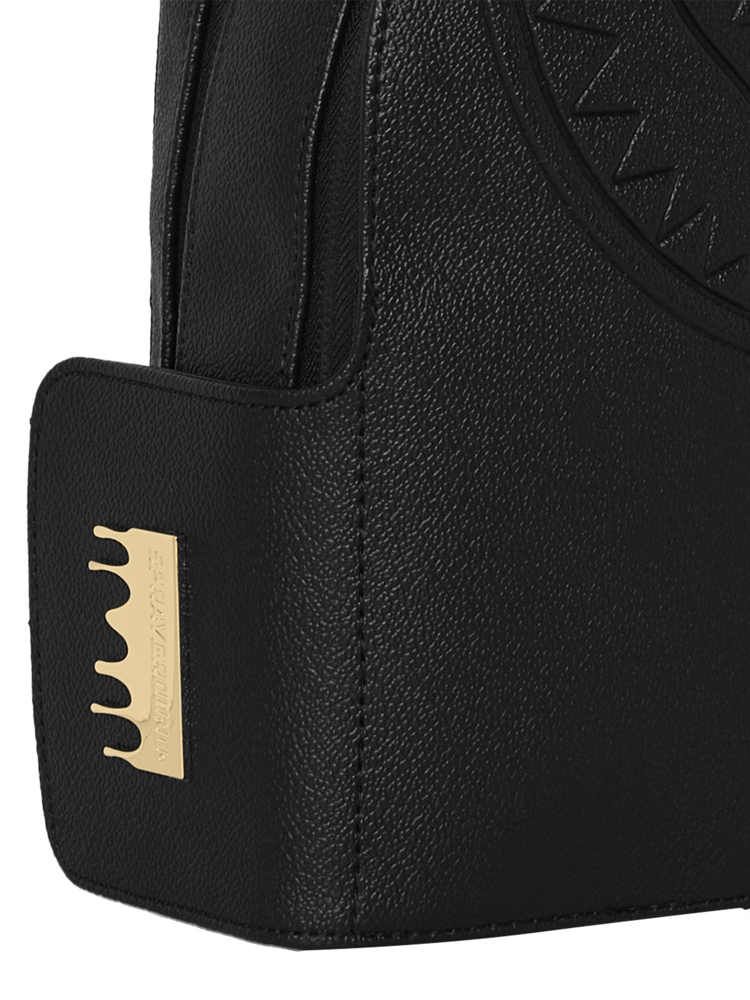 Sprayground Gold Brick Lux Backpack Sling Oro