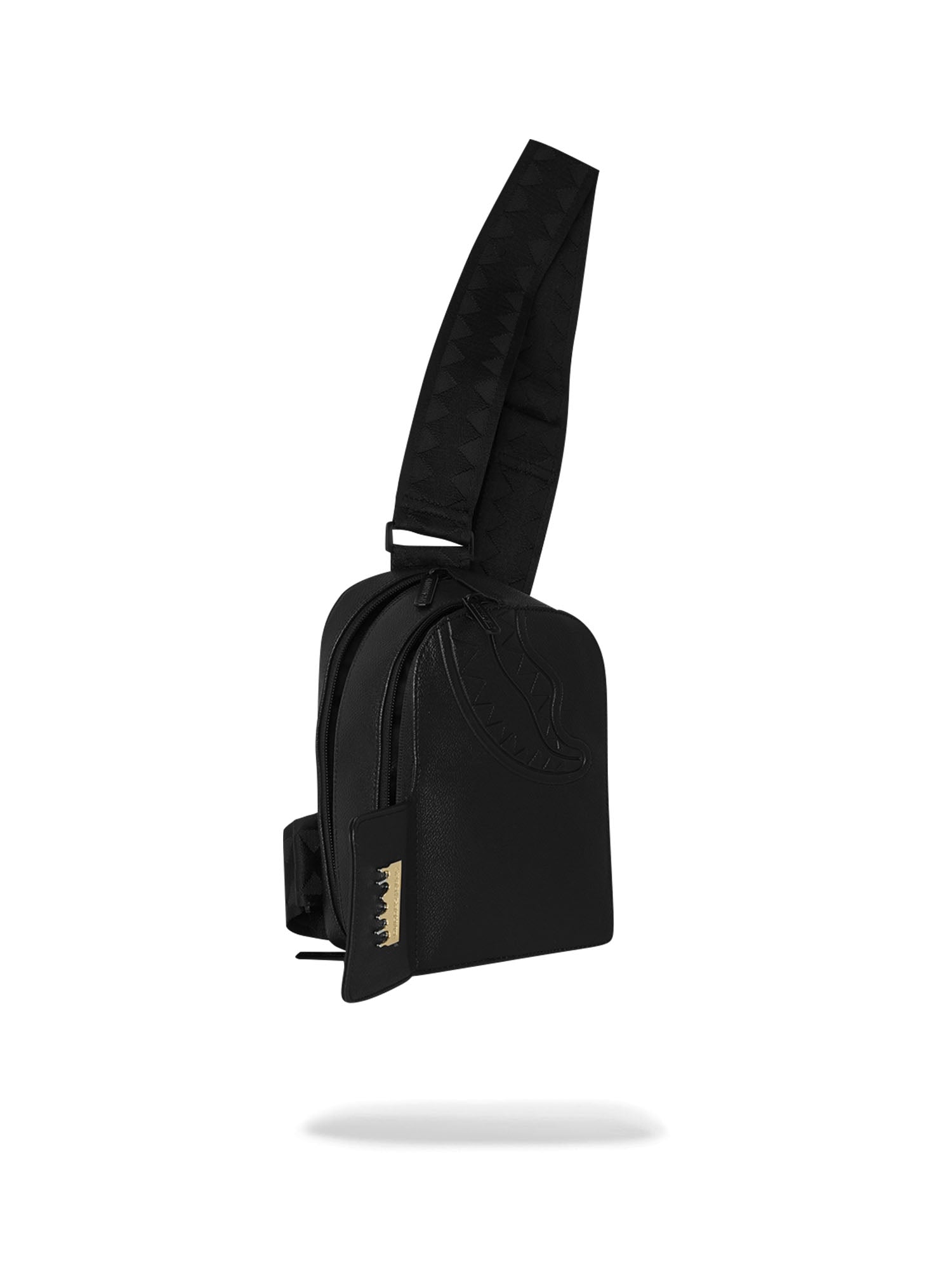 Sprayground Gold Brick Lux Backpack Sling Oro