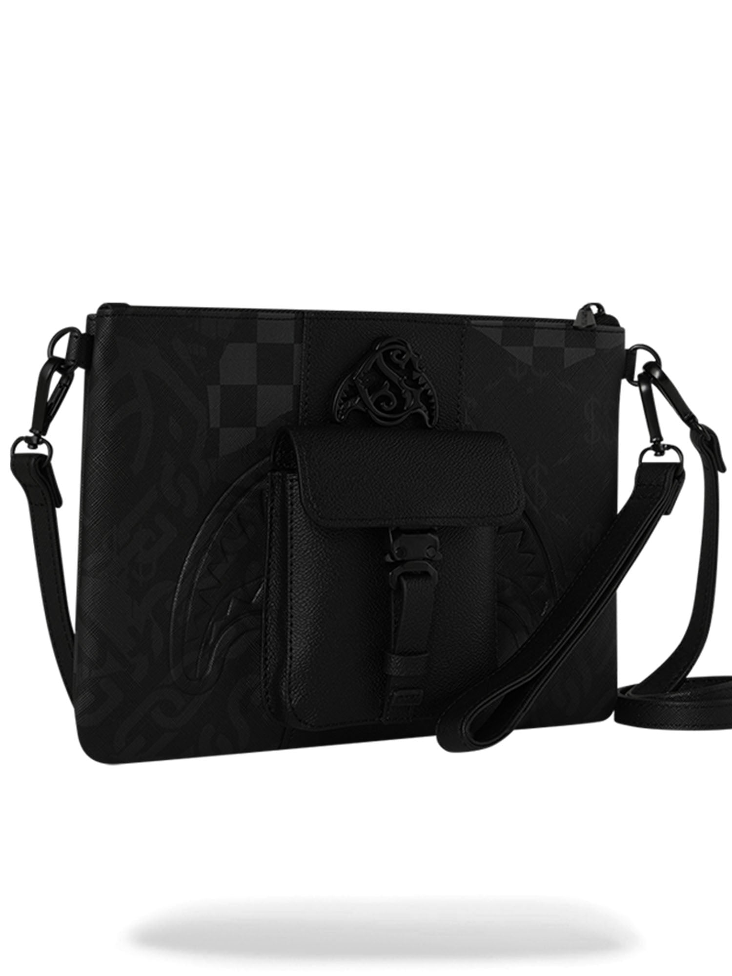 Sprayground 3AM Mix Up V2 Crossbody Pouchette Grigio
