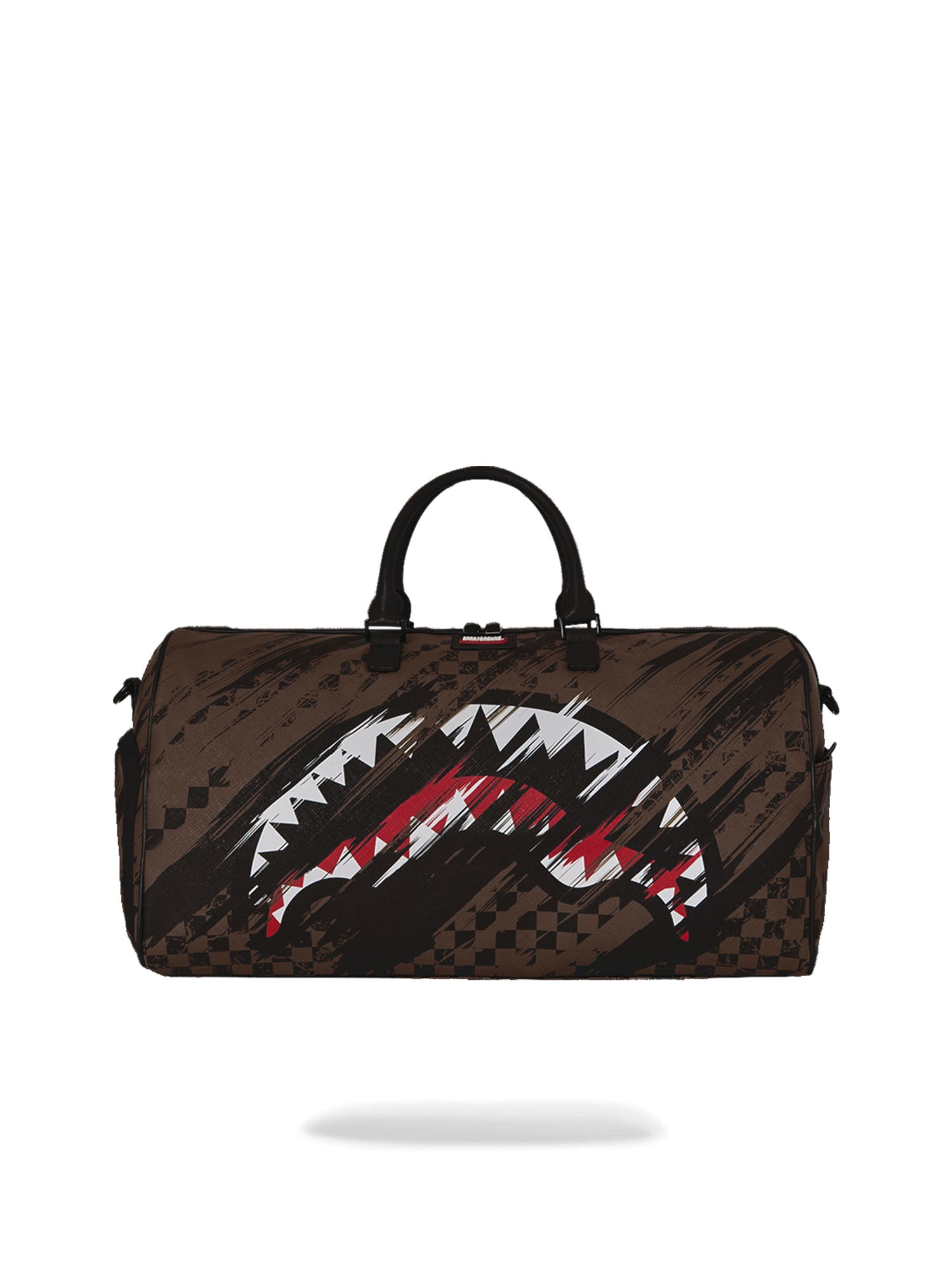 Sprayground Smeared Grunge Large Duffle Marrone