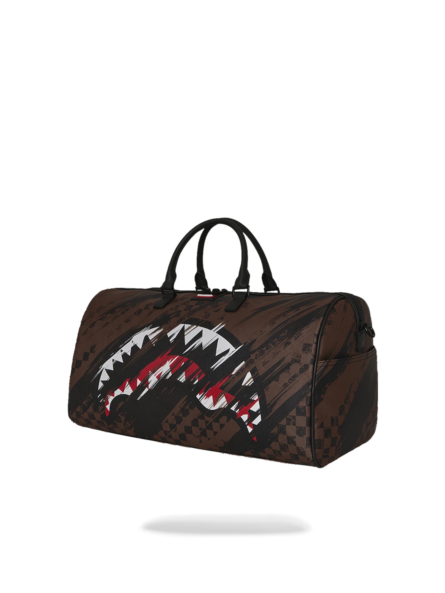 Sprayground Smeared Grunge Large Duffle Marrone