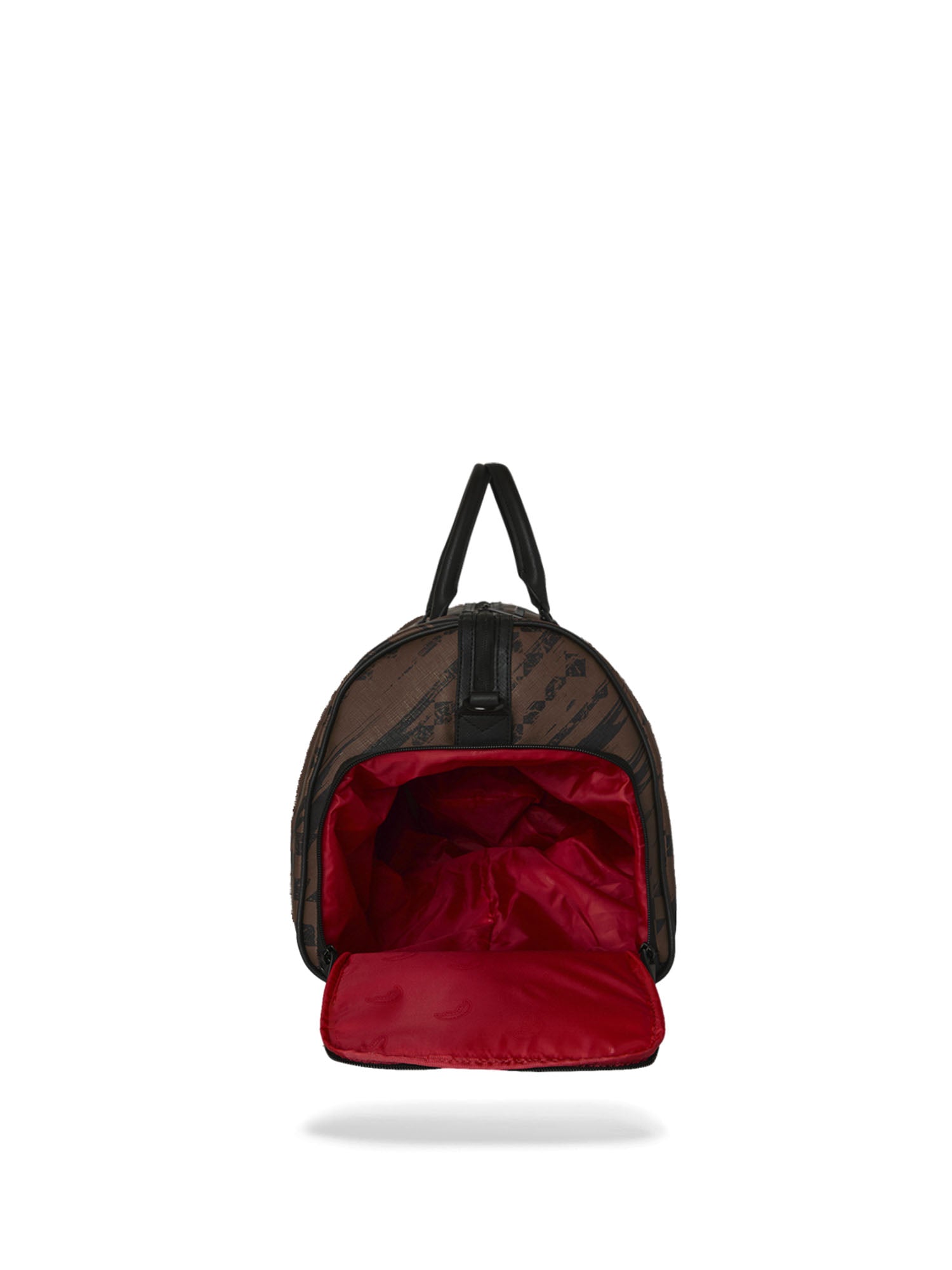 Sprayground Smeared Grunge Large Duffle Marrone
