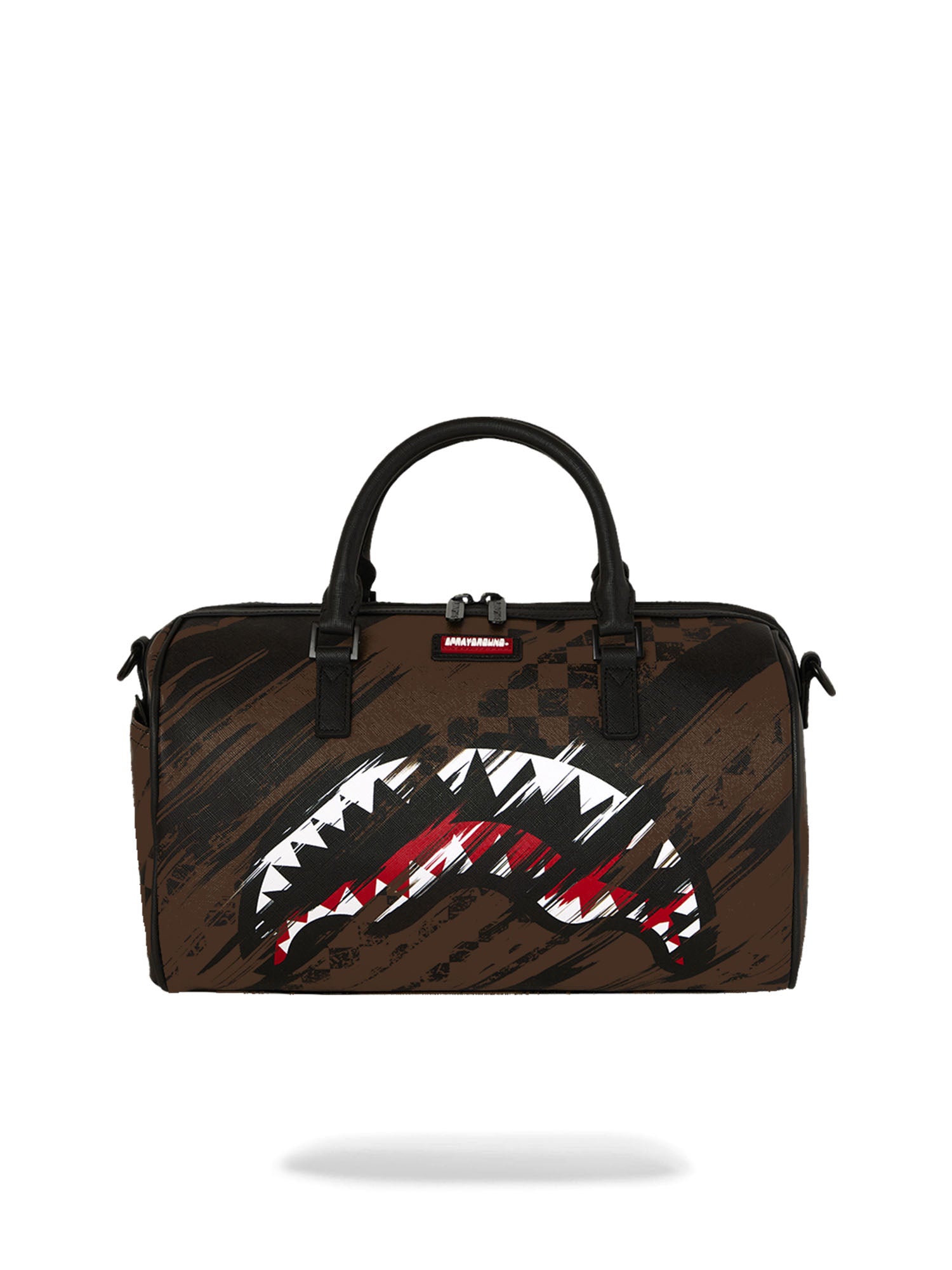 Sprayground Smeared Grunge Mini Duffle Marrone