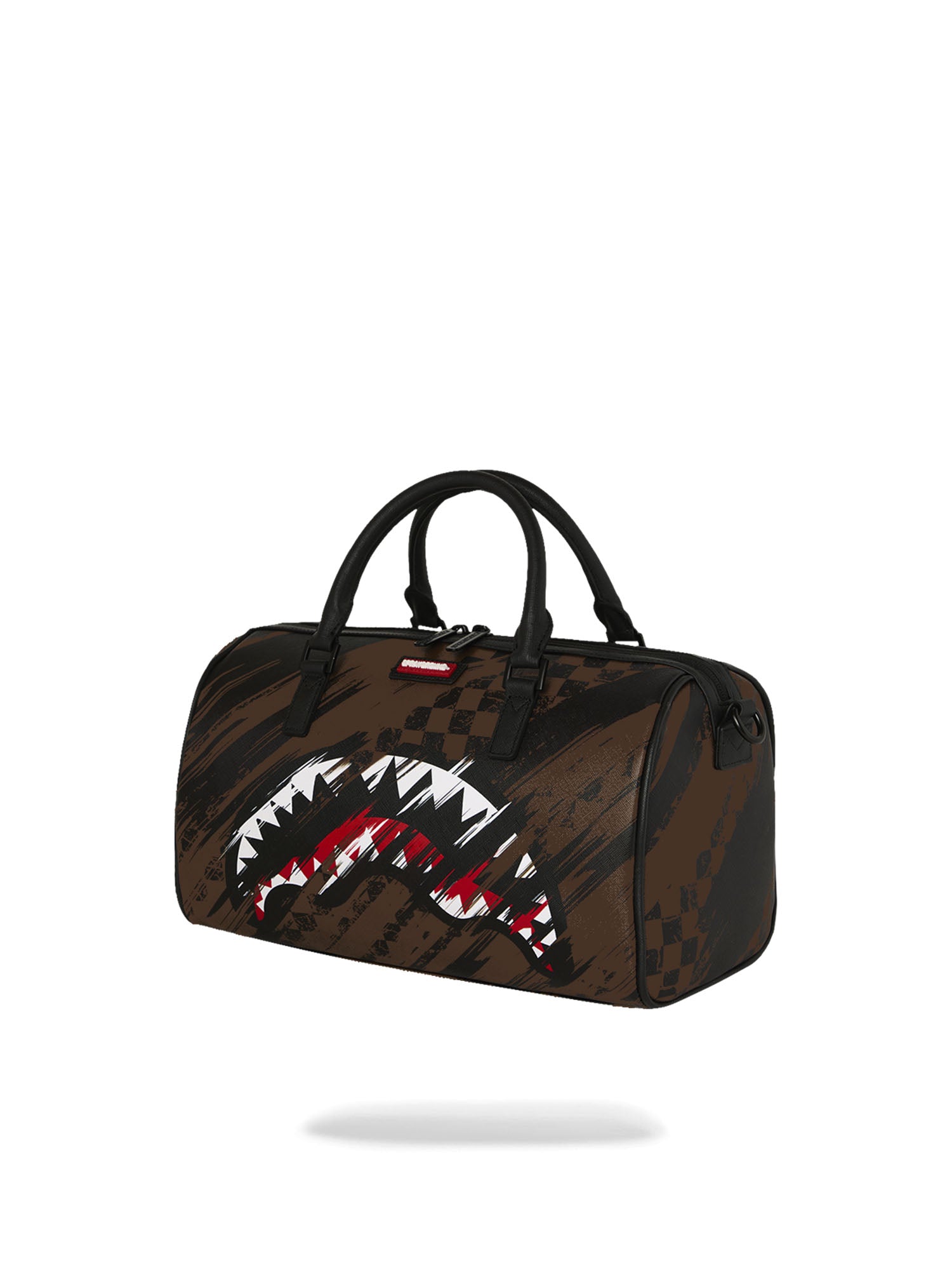 Sprayground Smeared Grunge Mini Duffle Marrone