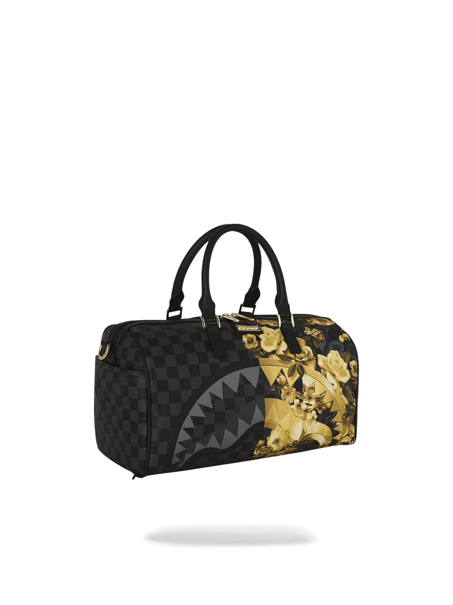 Sprayground Gold Floral Remix Mini Duffle Oro