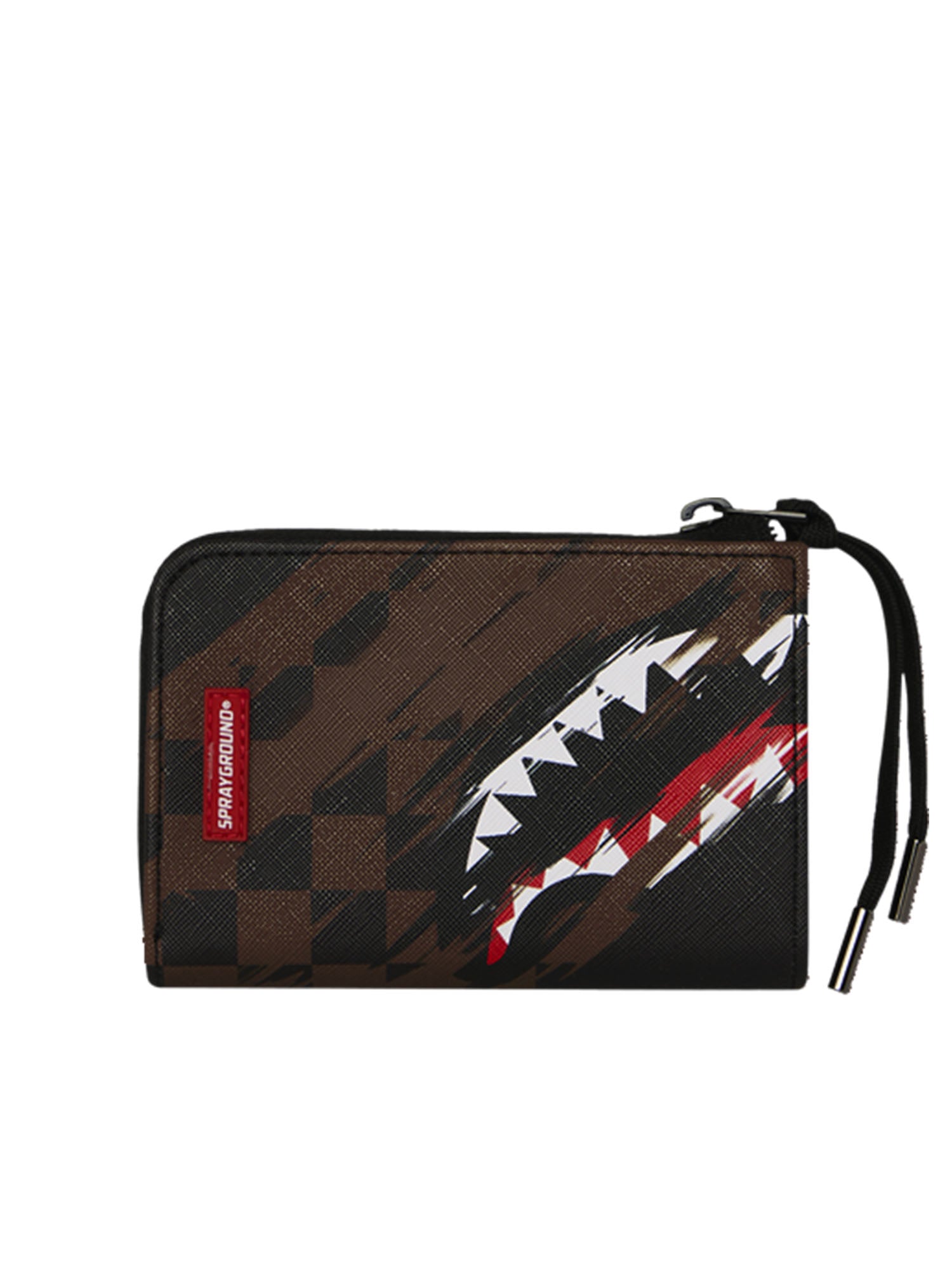 Sprayground Smeared Grunge Shark Marrone