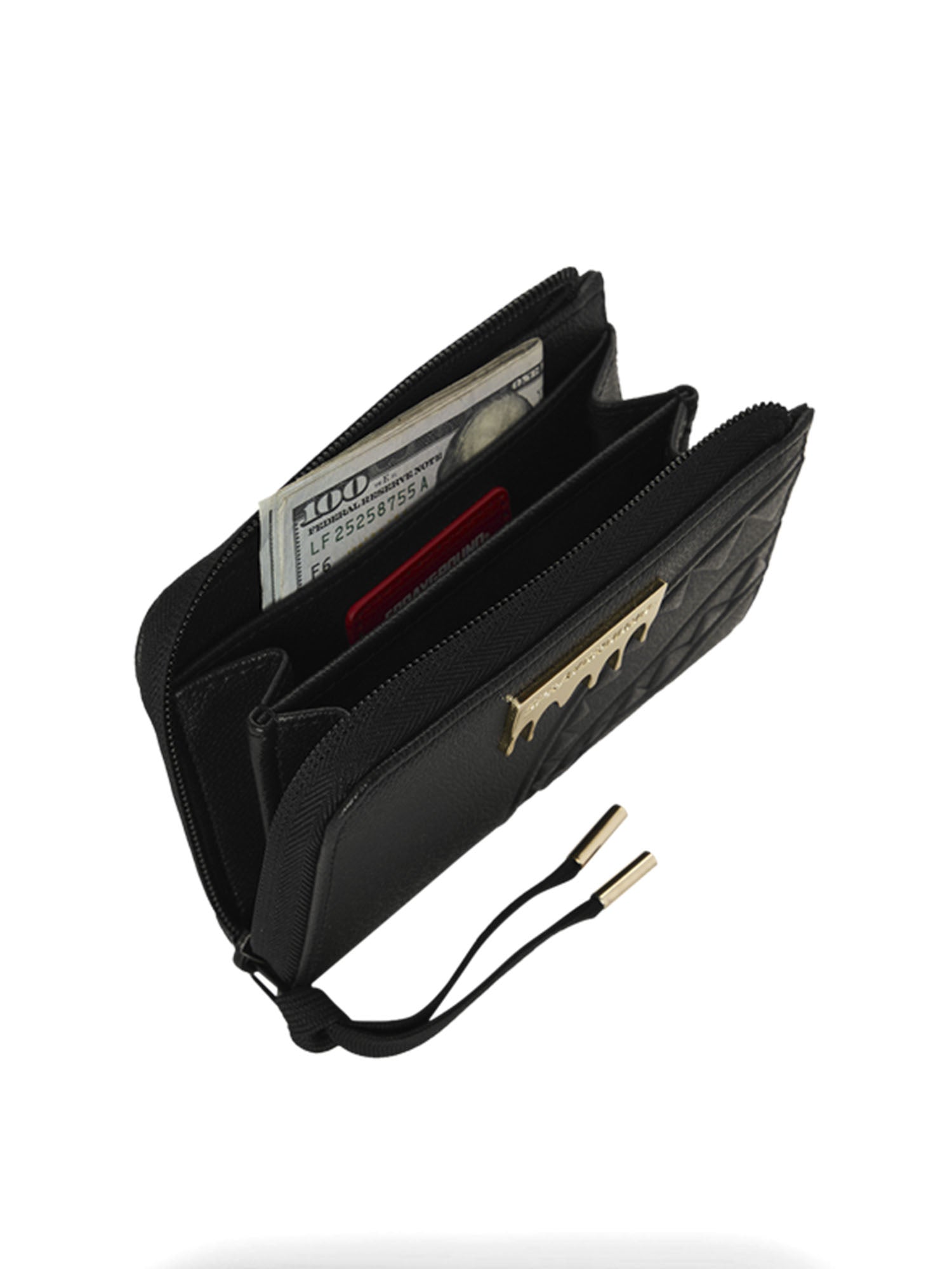 Sprayground Gold Brick Lux Wallet Oro