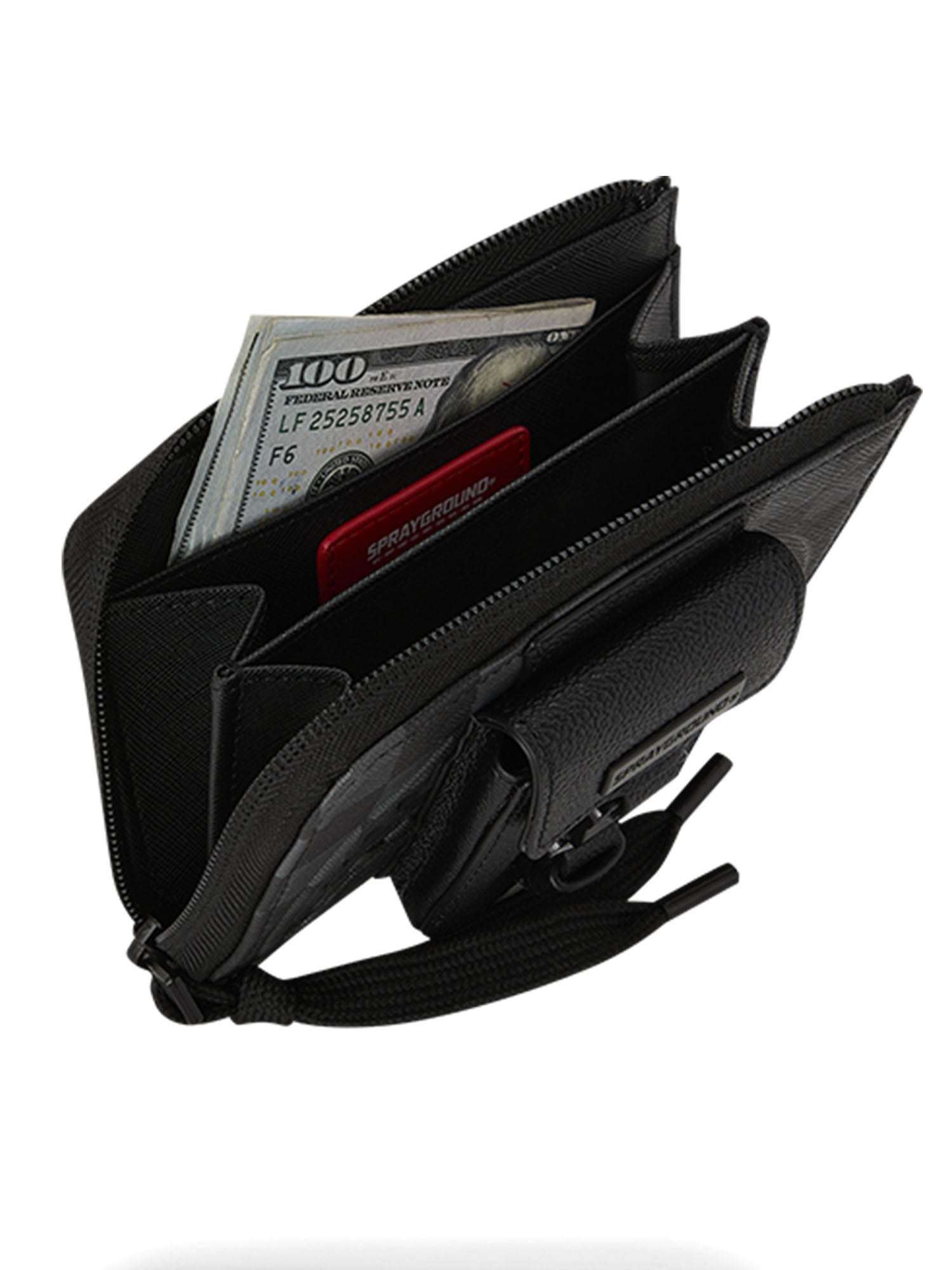 Sprayground 3AM Mix Up V2 Wallet Grigio