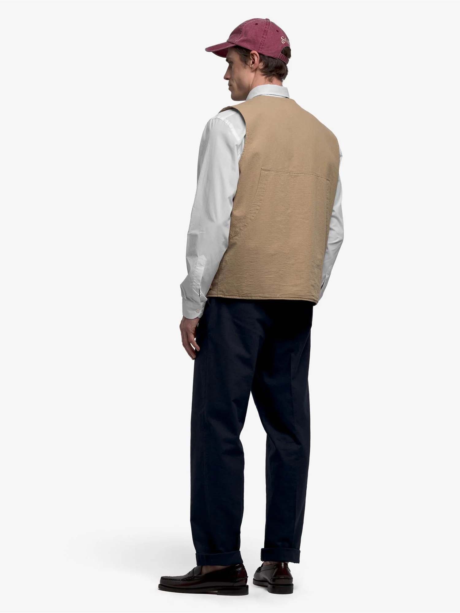 Sebago Gilet Downeaster Beige