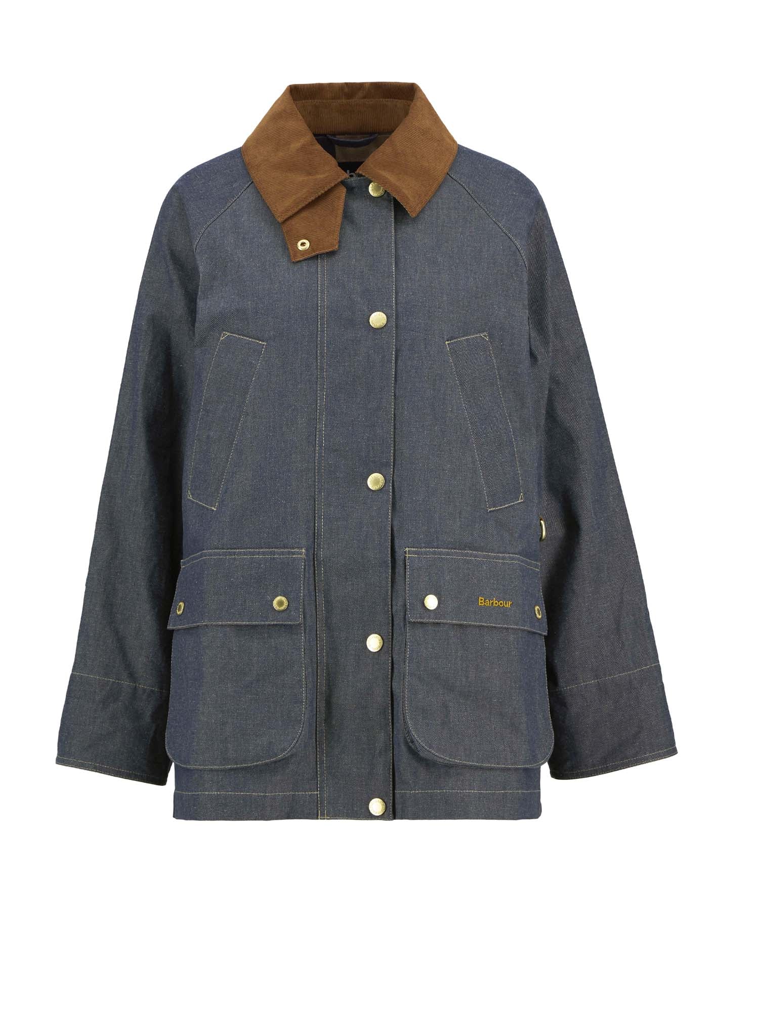 Barbour Giacca casual Asker in denim Blu