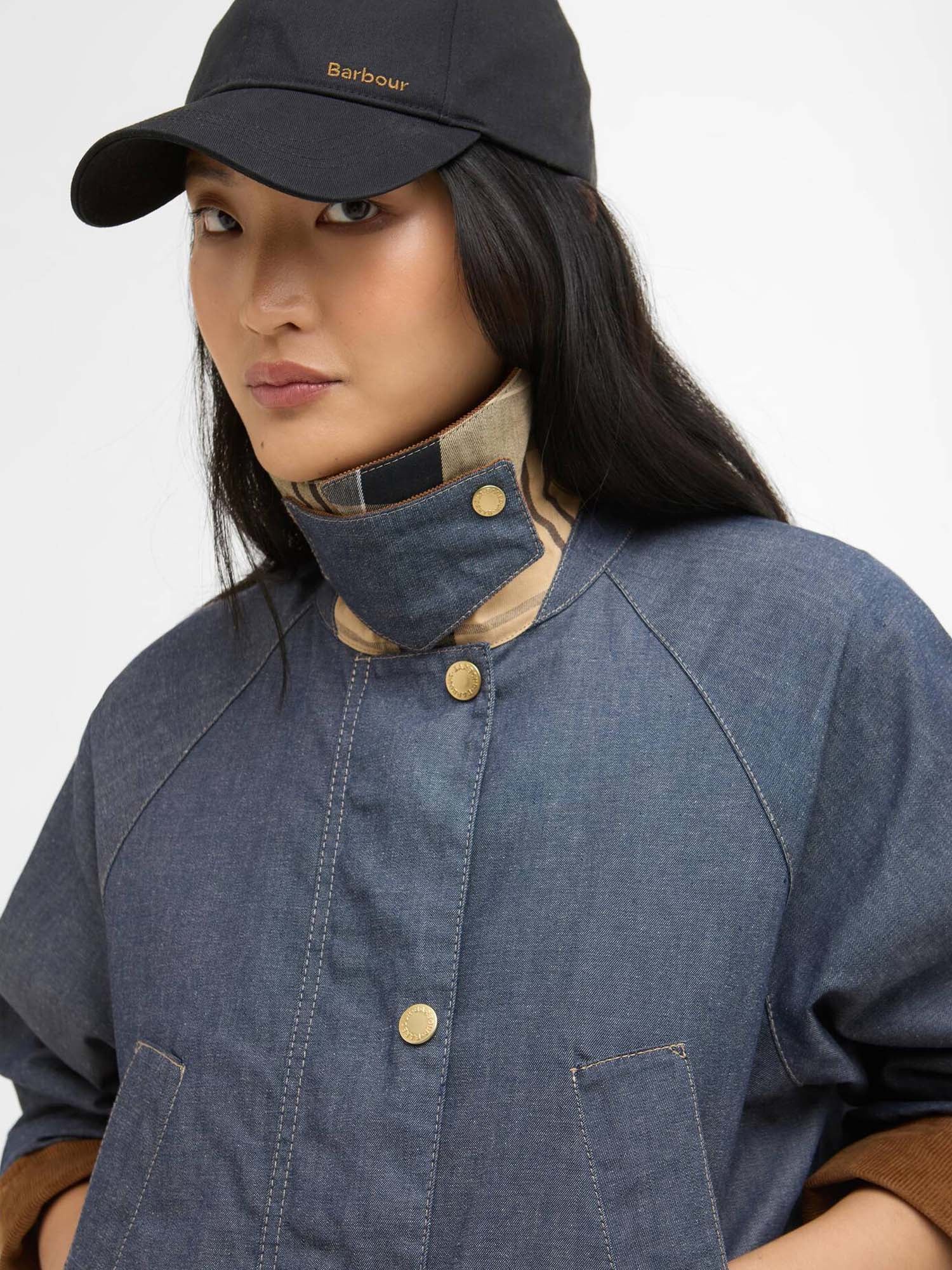 Barbour Giacca casual Asker in denim Blu