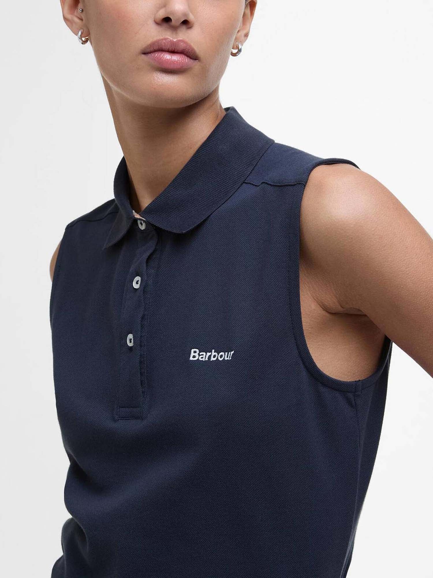 Barbour Polo senza maniche Bowford Blu
