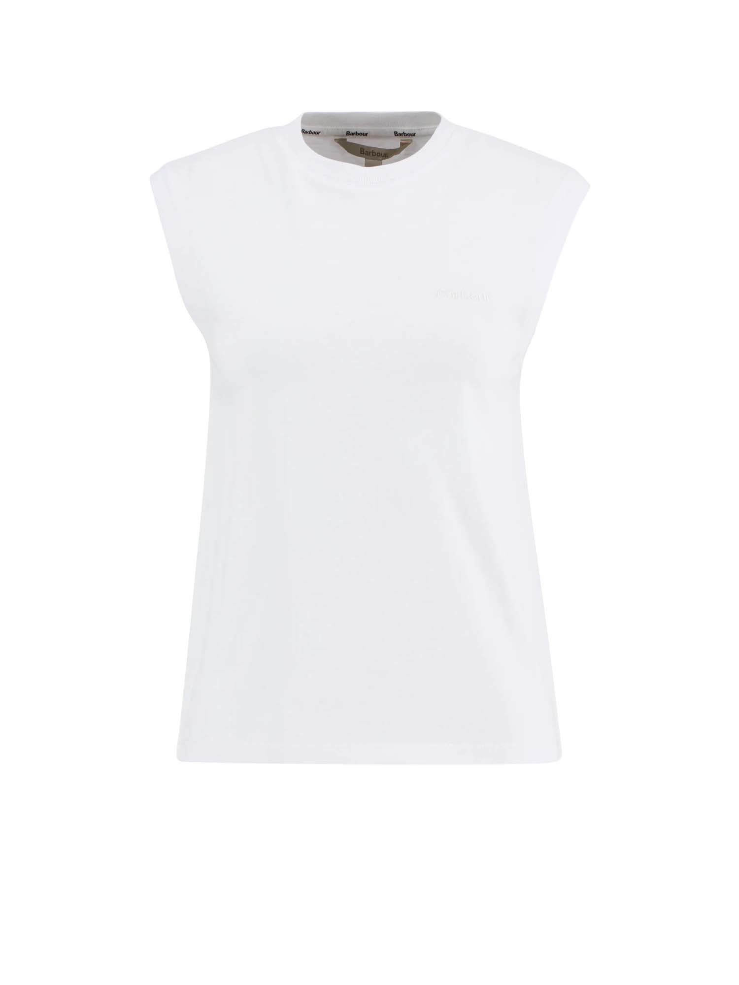 Barbour Top senza maniche Rowane Bianco