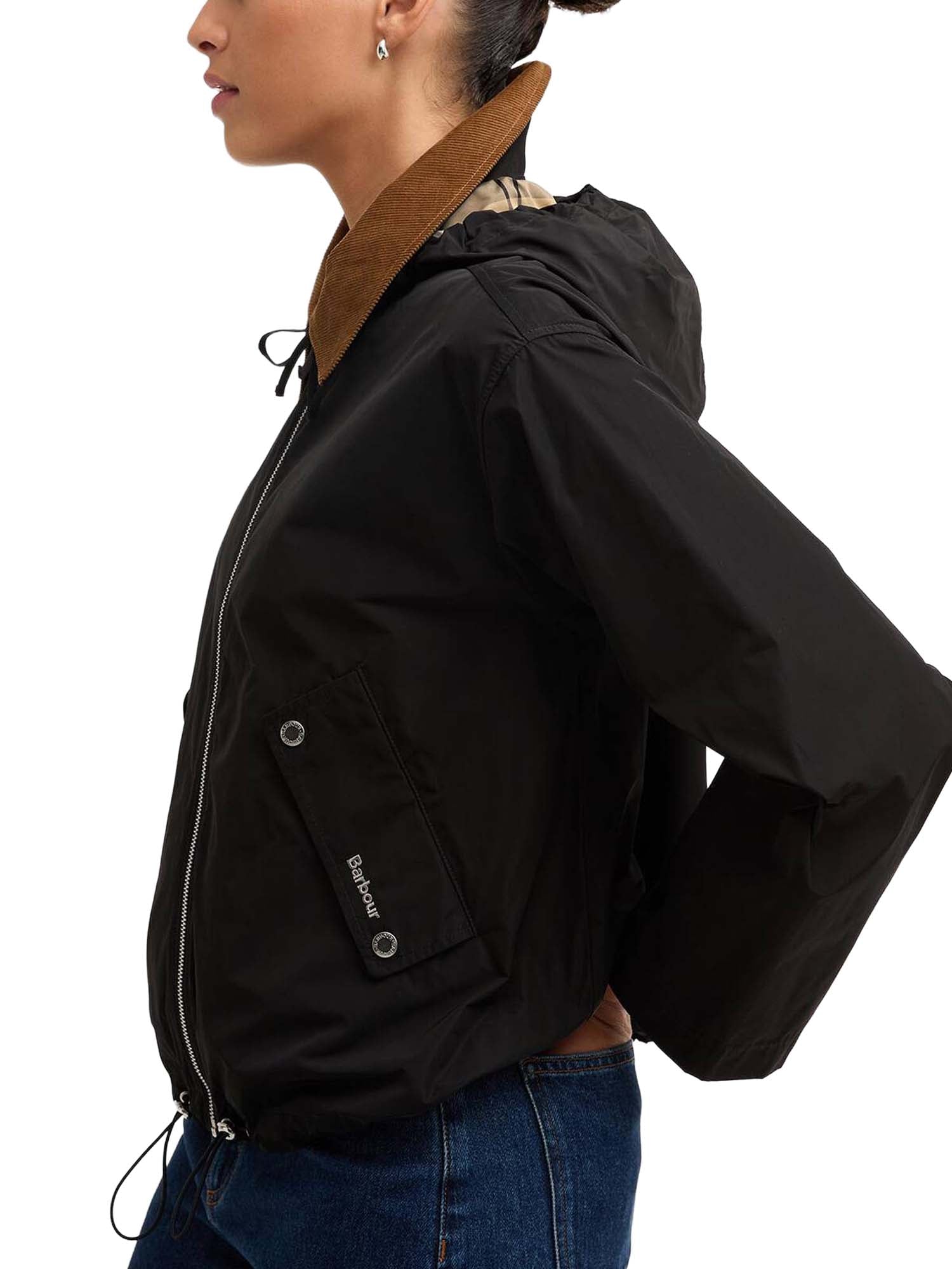 Barbour Giacca antipioggia Weaver Nero