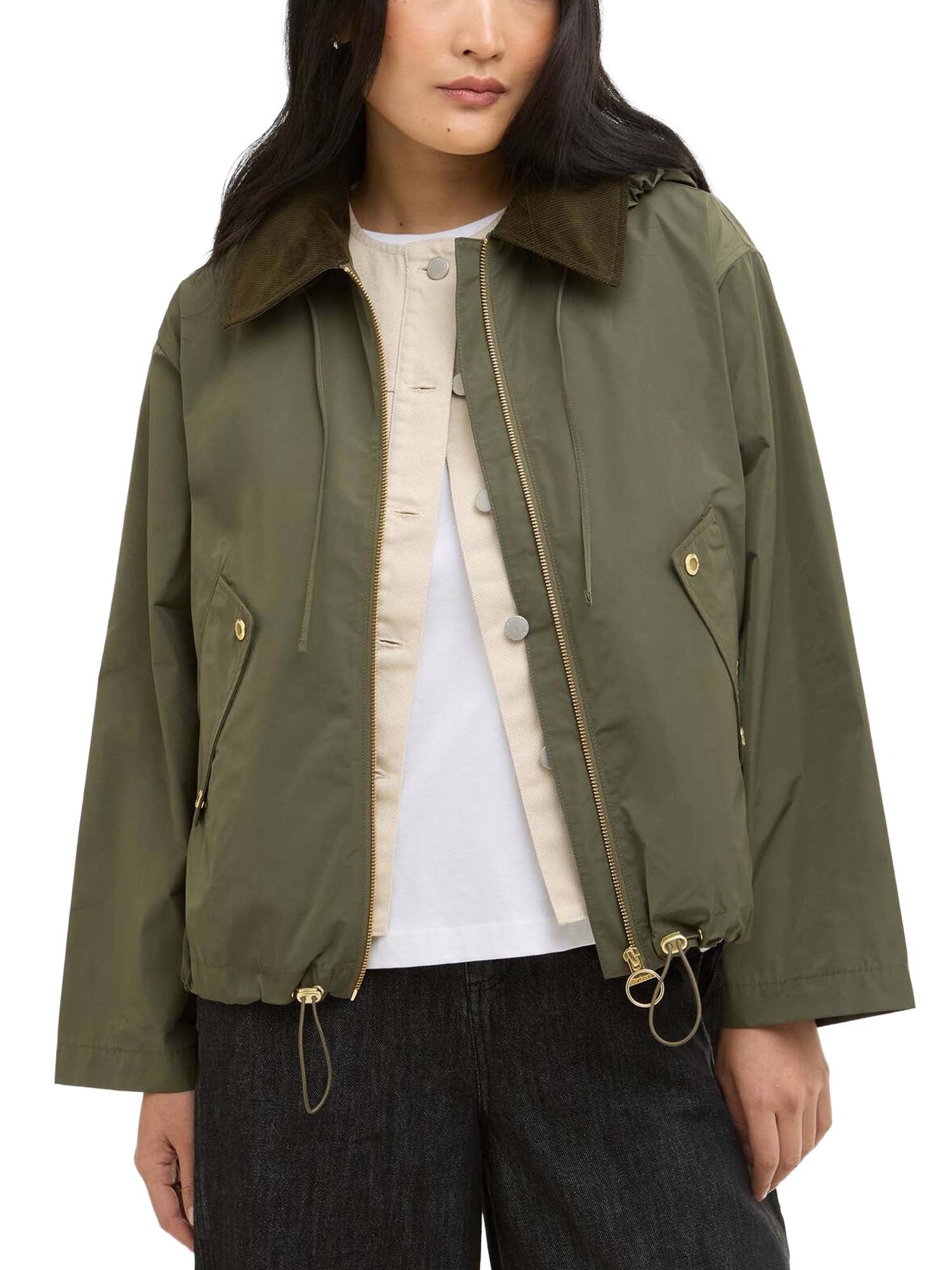 Barbour Giacca antipioggia Weaver Verde