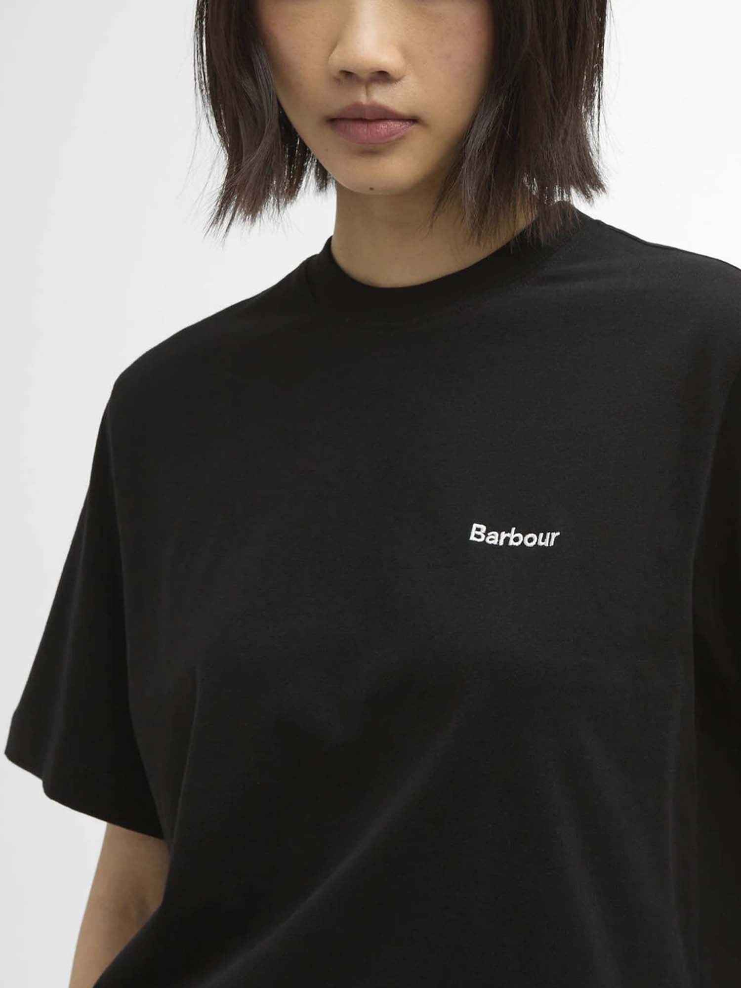 Barbour T-shirt Marjorie Nero