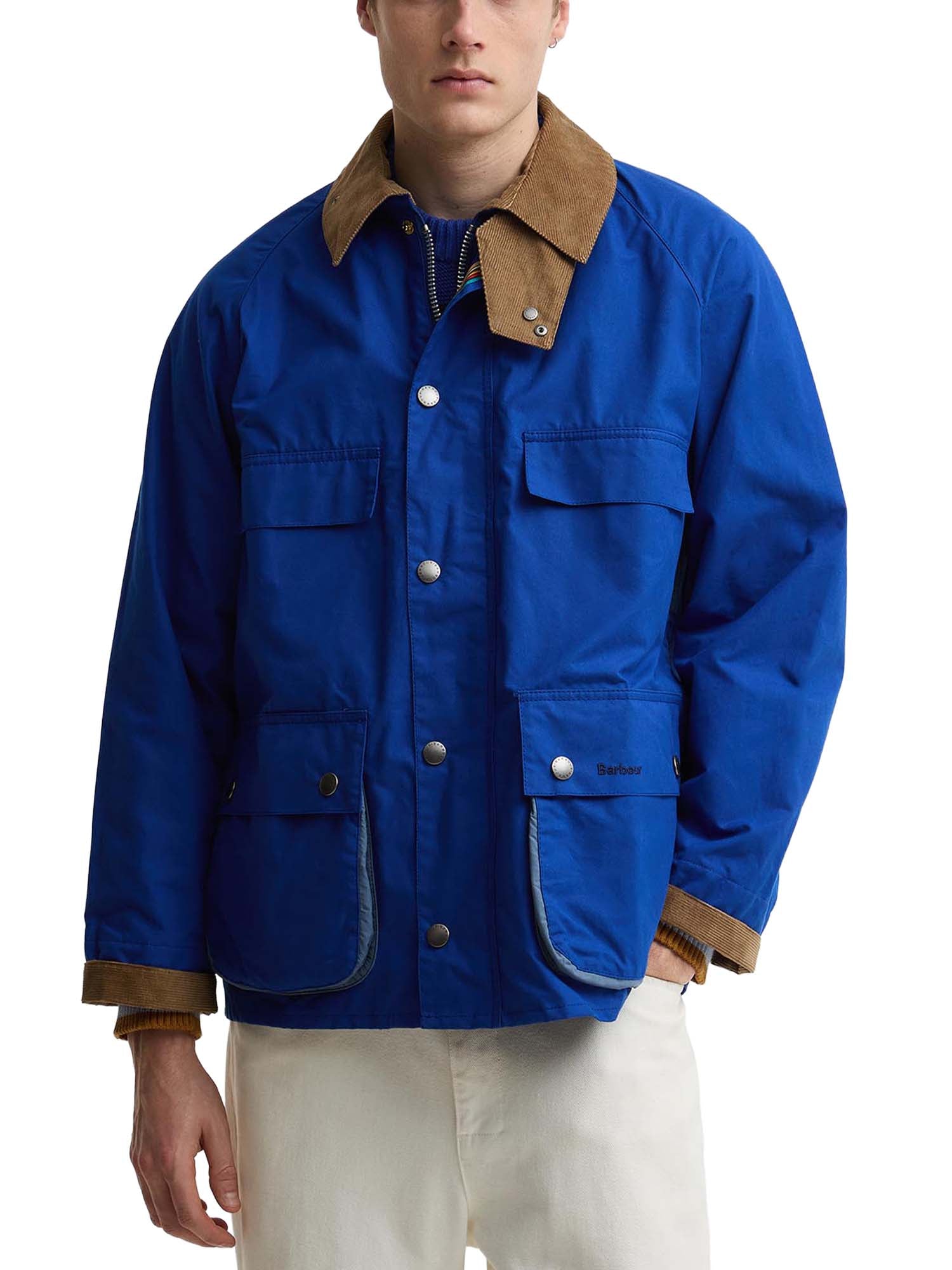 Barbour Giacca Bedale - Paul Smith loves Barbour Blu