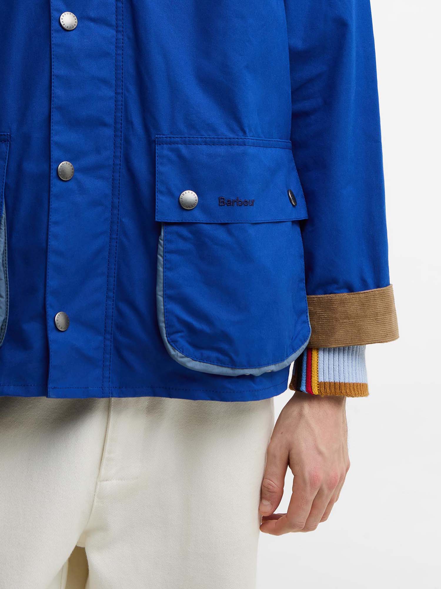 Barbour Giacca Bedale - Paul Smith loves Barbour Blu