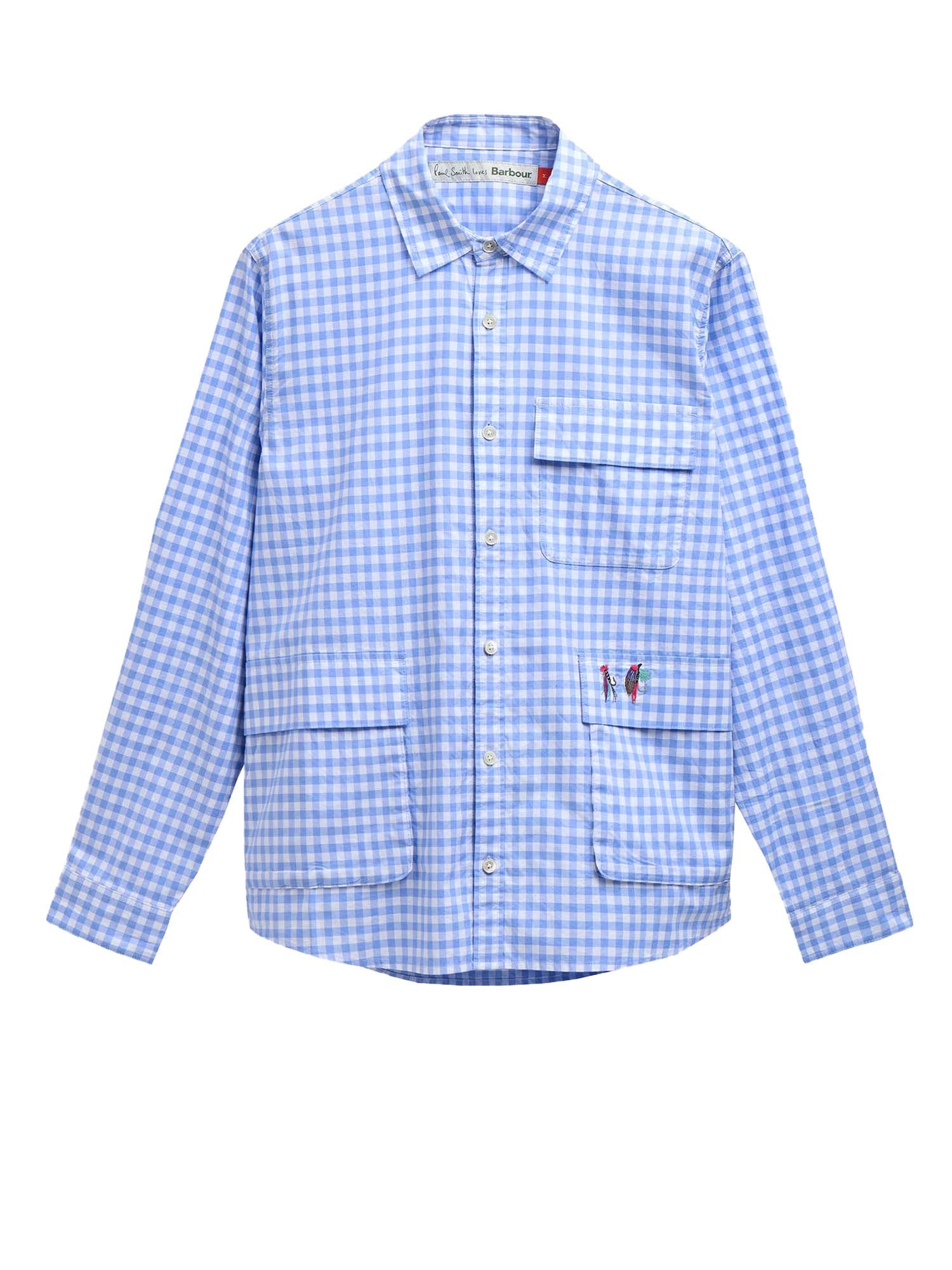 Barbour Camicia Swale - Paul Smith loves Barbour Blu