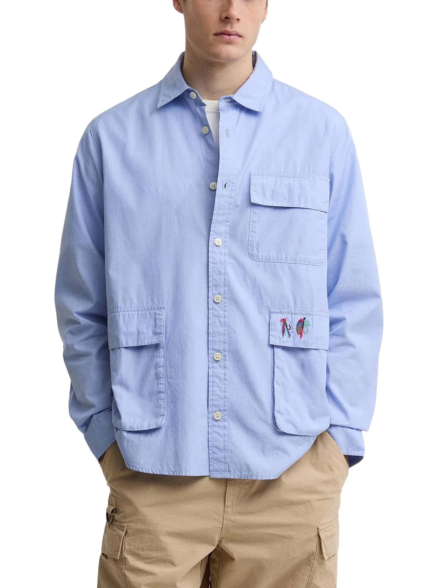 Barbour Camicia Swale - Paul Smith Loves Barbour Blu