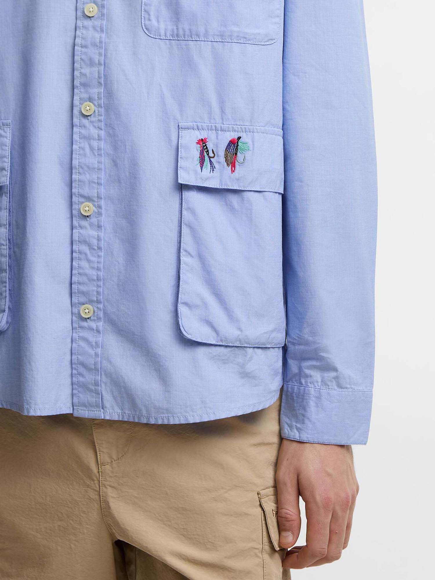 Barbour Camicia Swale - Paul Smith Loves Barbour Blu