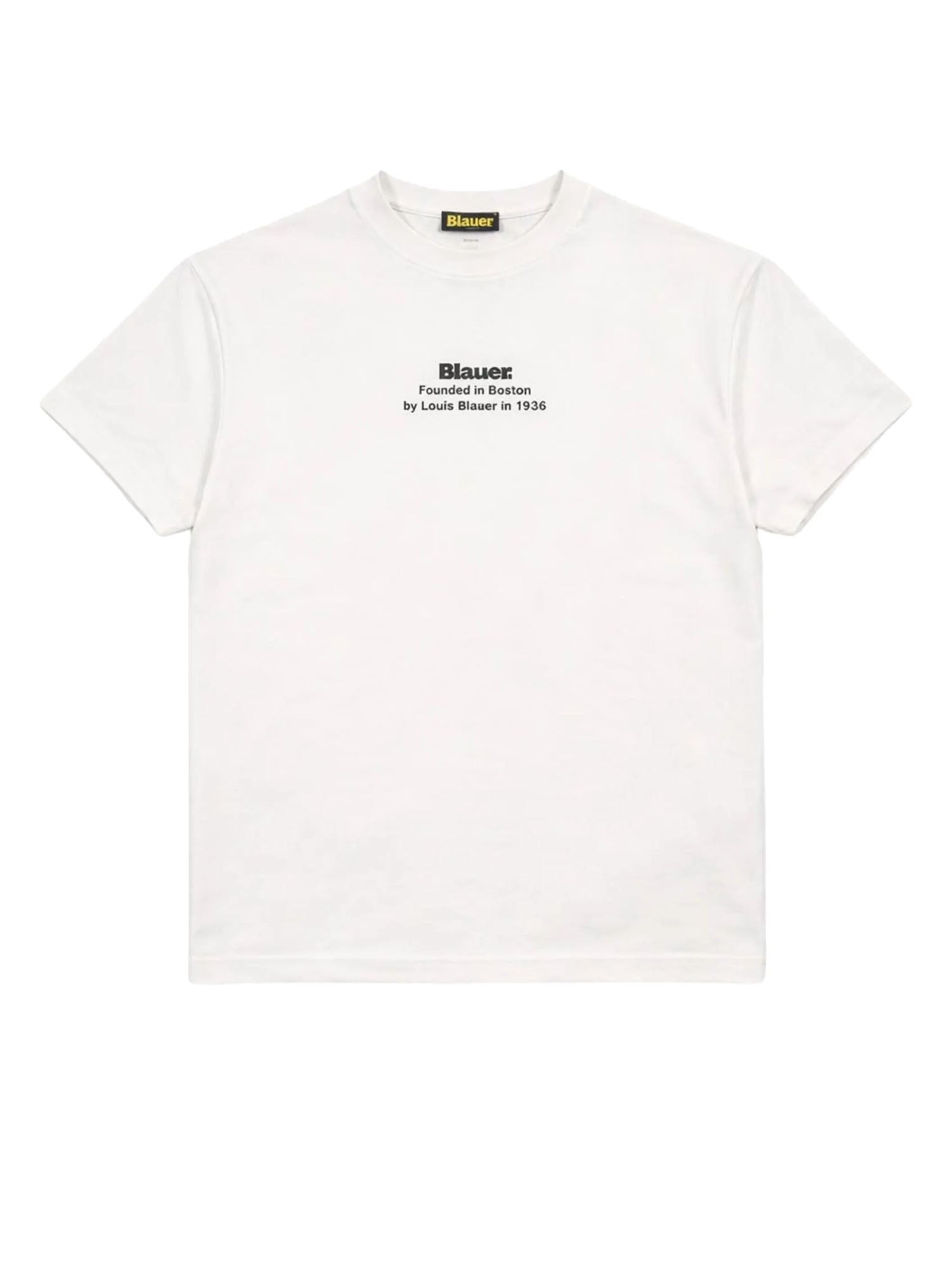 Blauer T-shirt Boston Lime Bambino Bianco