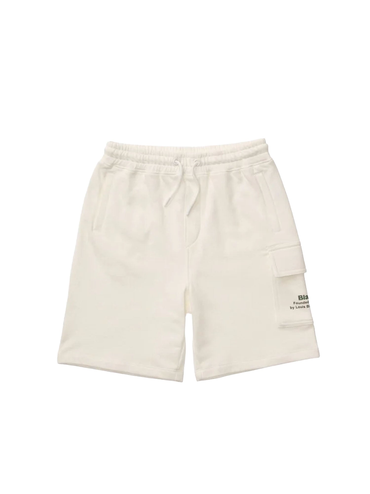 Blauer Pantaloncino con Tasca Knowlton Bambino Bianco