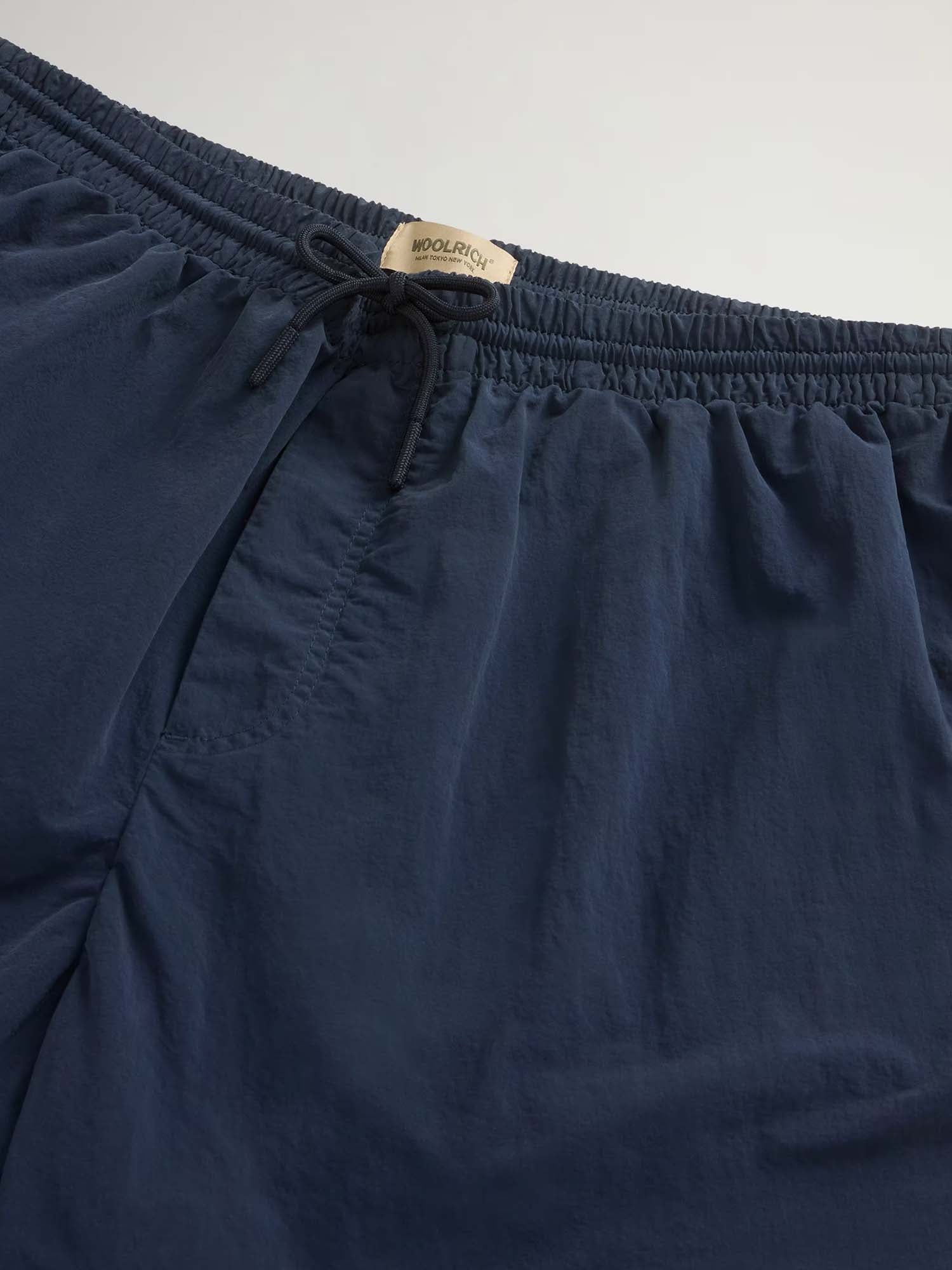 Woolrich Costume da bagno in nylon tinto in capo Blu