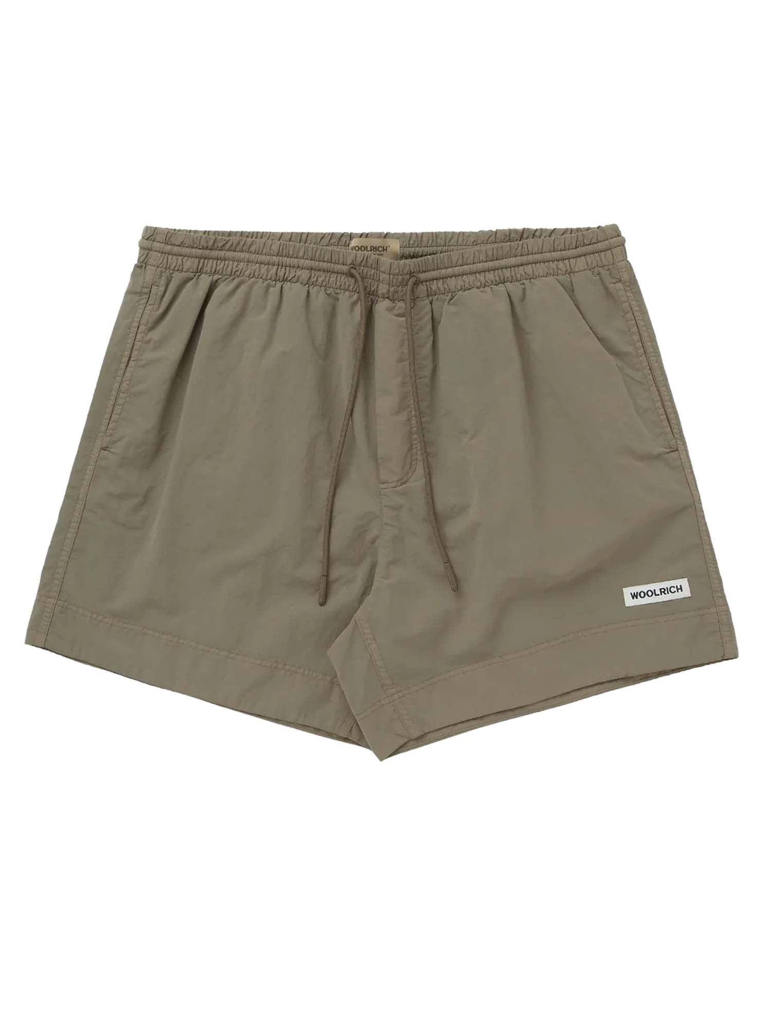 Woolrich Costume da bagno in nylon tinto in capo Verde