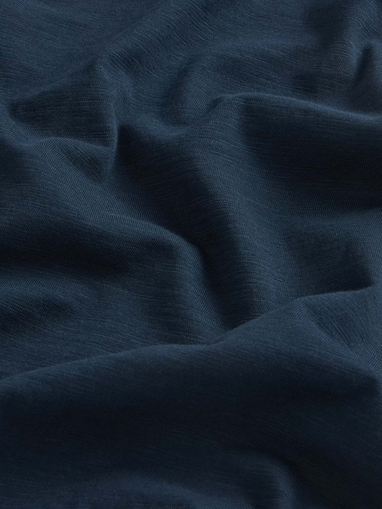 Woolrich T-shirt Slub in puro cotone Blu