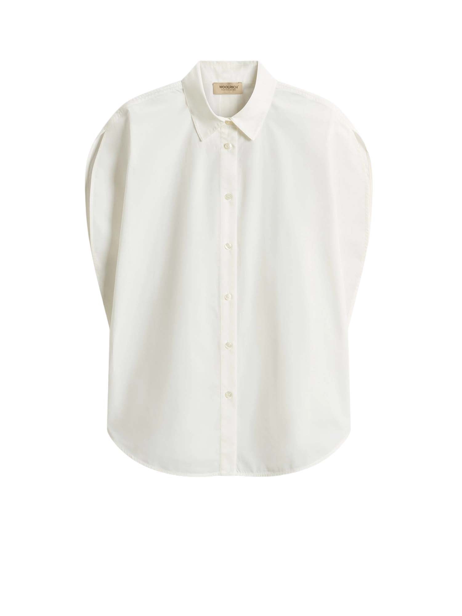 Woolrich Blusa in popeline di puro cotone Bianco