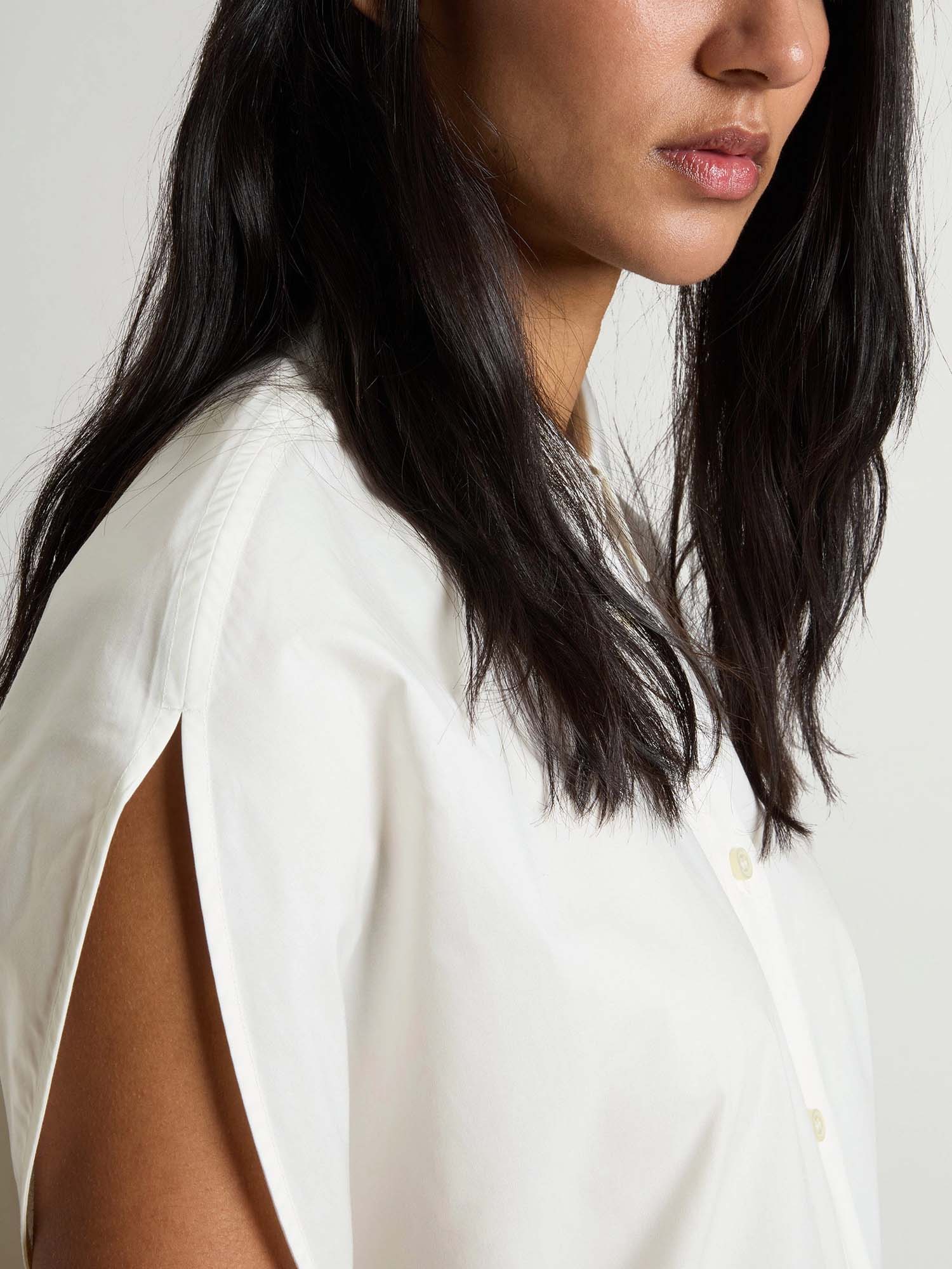 Woolrich Blusa in popeline di puro cotone Bianco