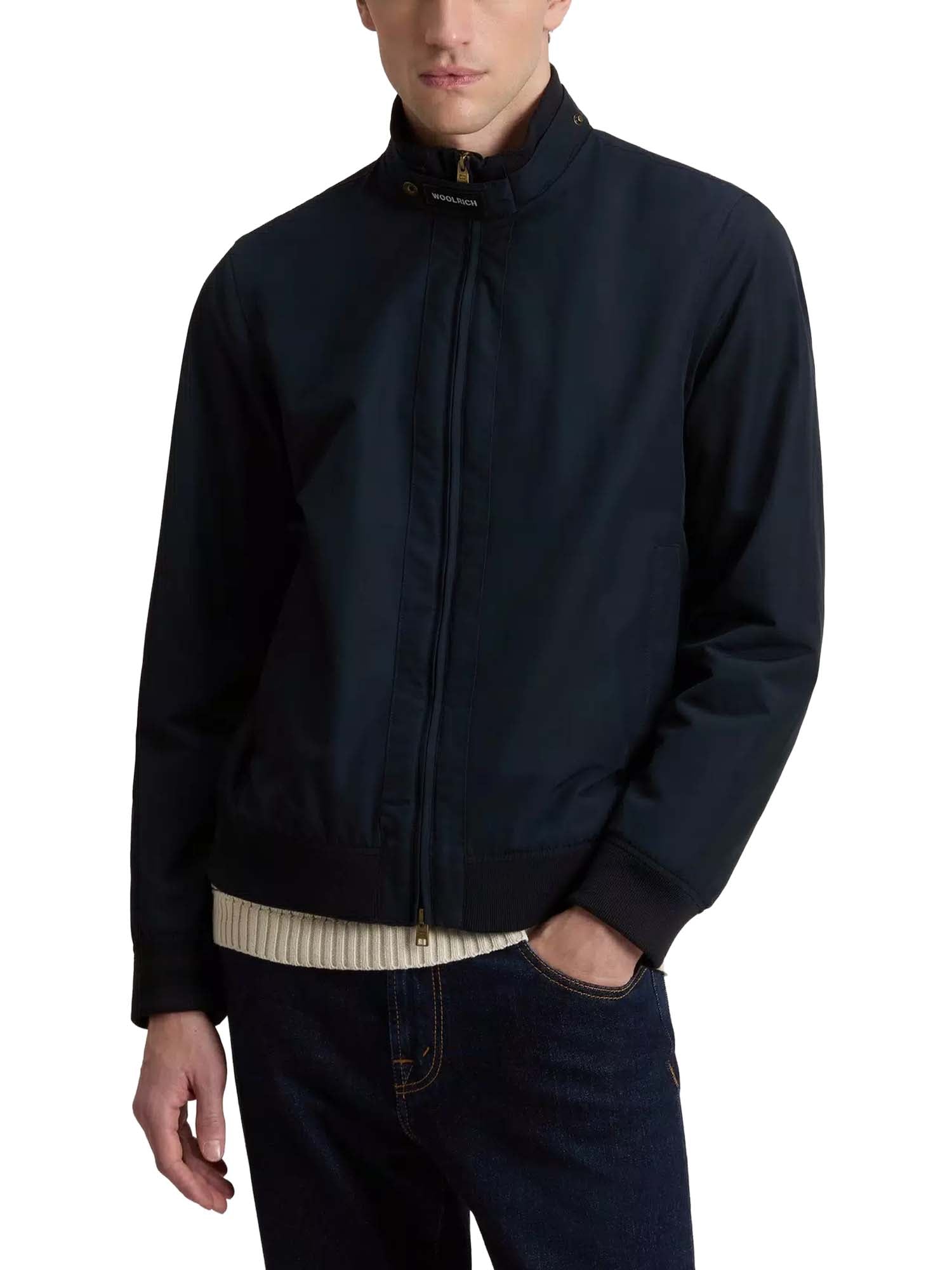 Woolrich Bomber Lewis in Light Ramar Blu