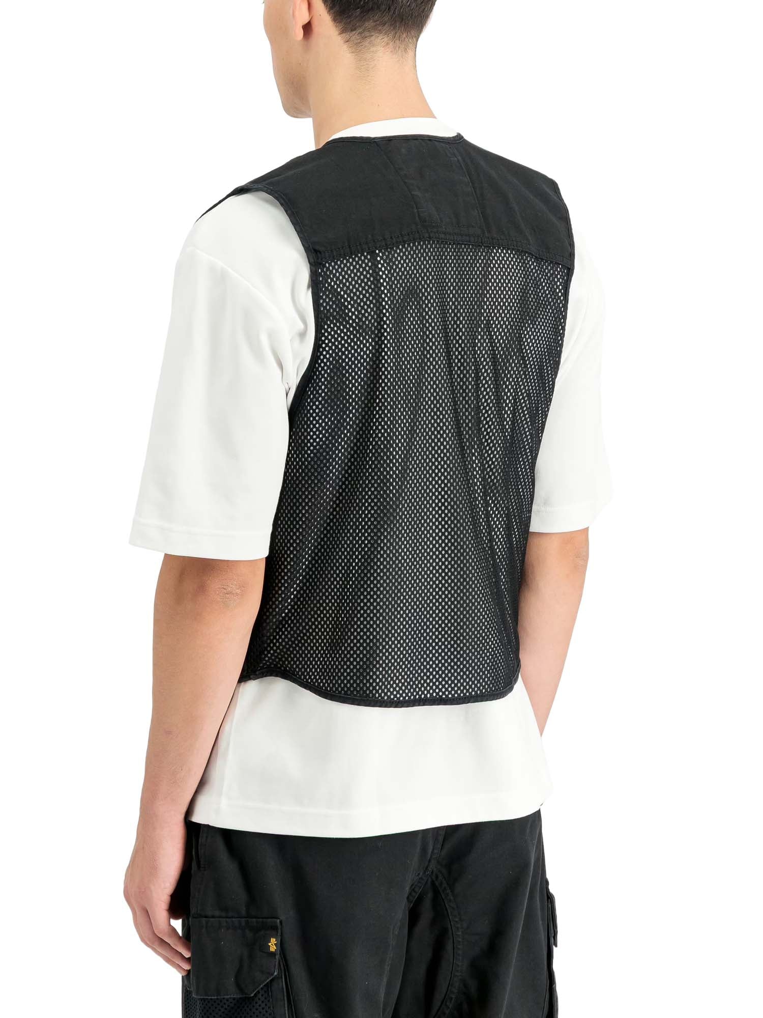 Alpha Industries Gilet Mesh Utility Vest Nero