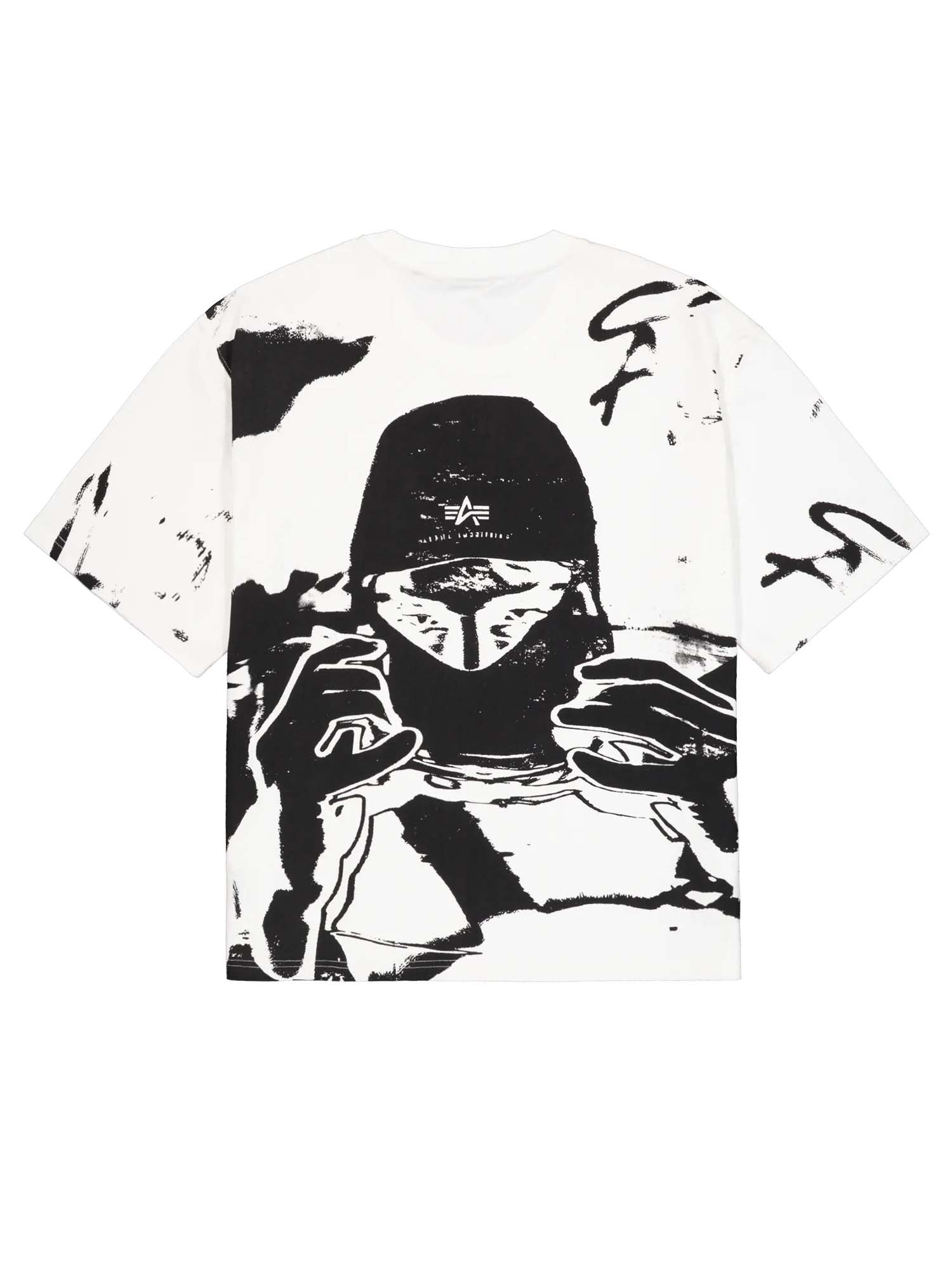 T-Shirt Backprint Balaclava Unisex