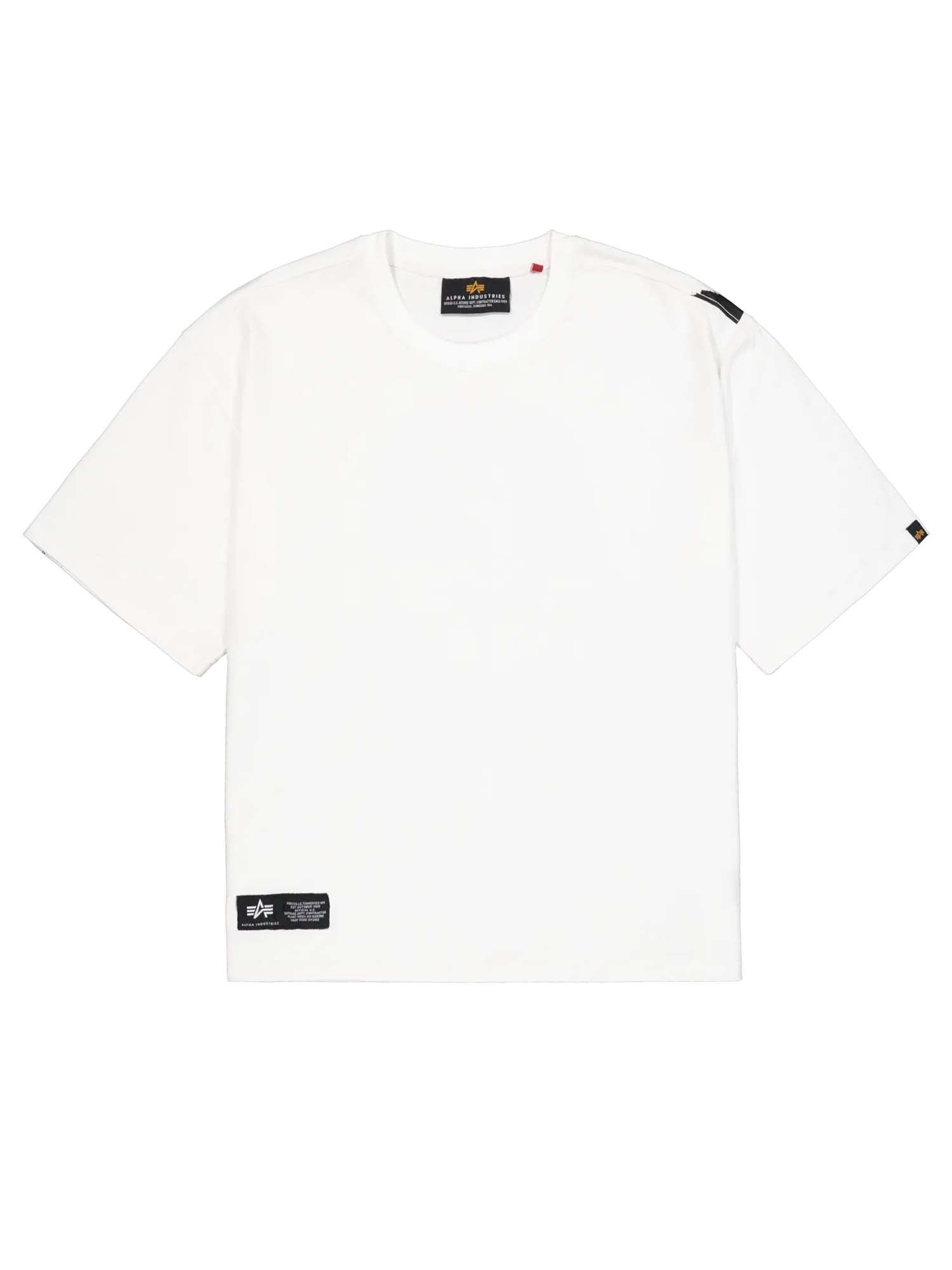 Alpha Industries T-Shirt Backprint Balaclava Unisex Bianco