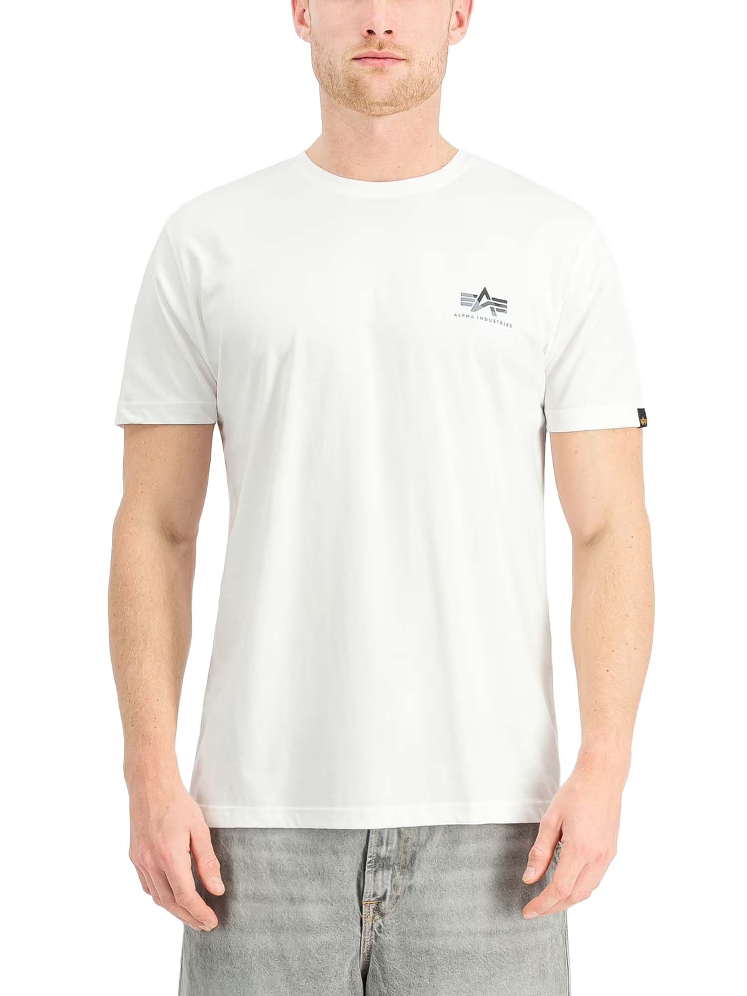 Alpha Industries T-Shirt Camo Print Bianco