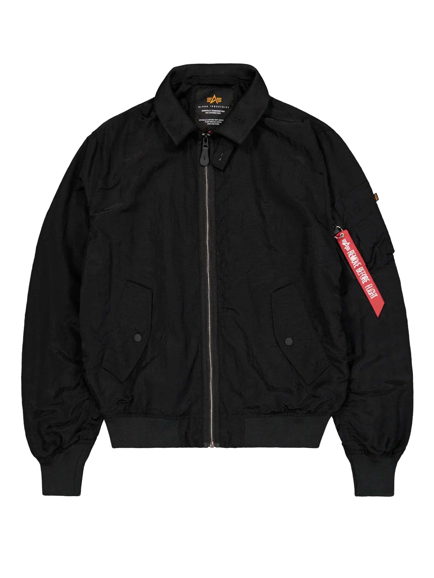 Alpha Industries Flying Ripstop Light Bomber Jacket Nero
