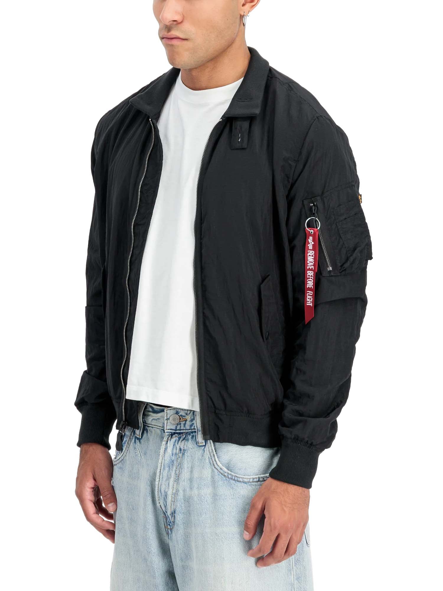 Alpha Industries Flying Ripstop Light Bomber Jacket Nero