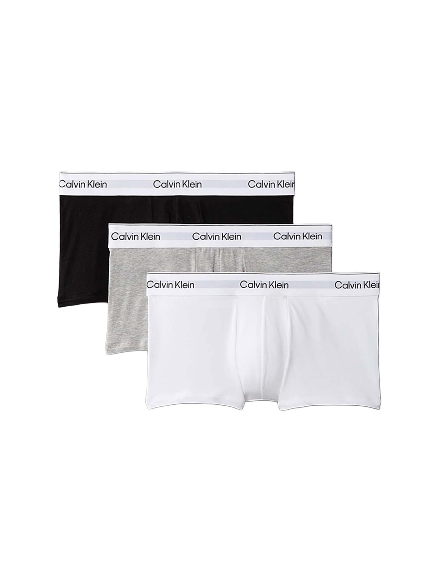 Calvin Klein Boxer a vita bassa in confezione da 3 - Icon Cotton Stretch Multicolore