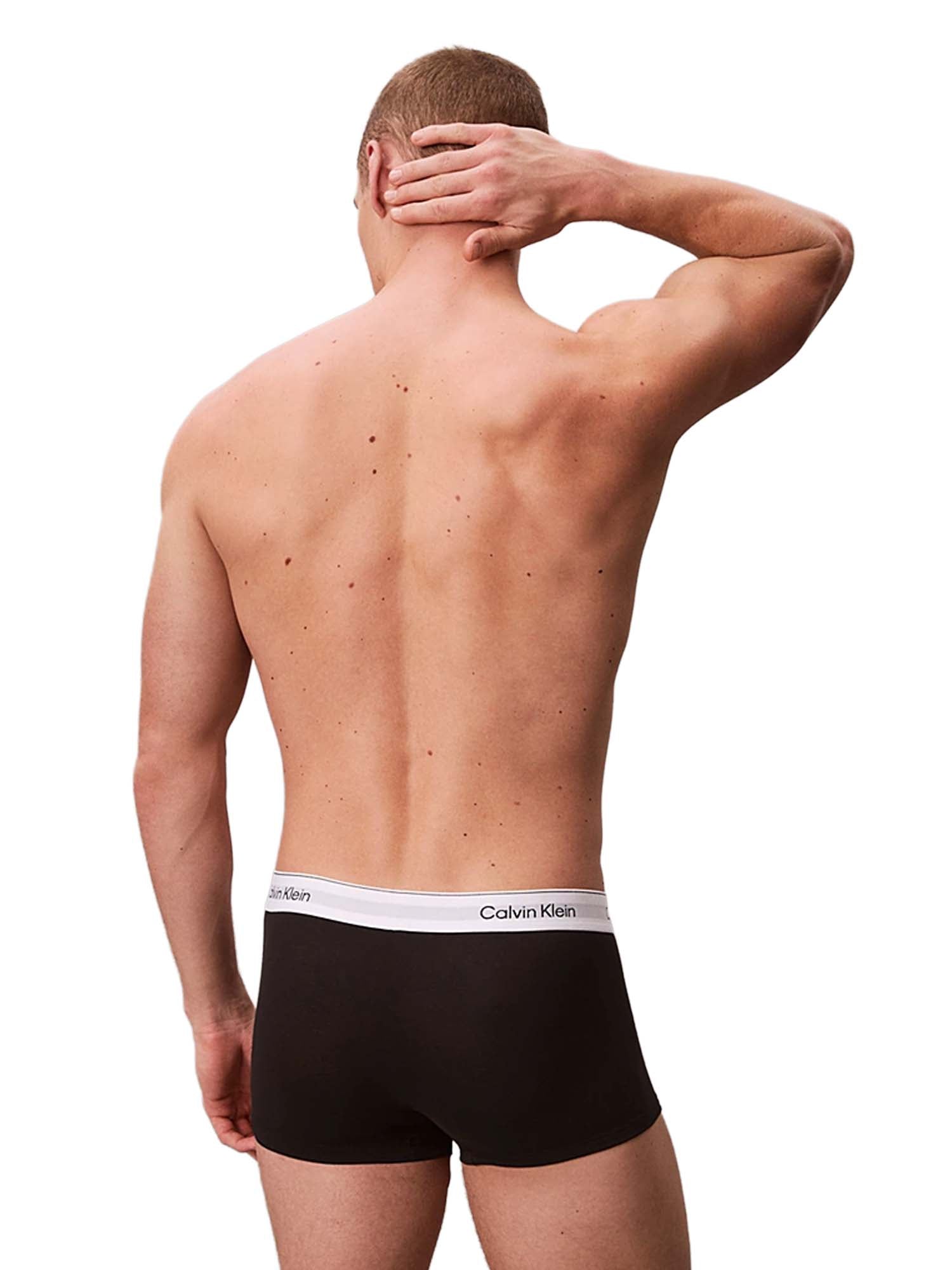 Calvin Klein Boxer a vita bassa in confezione da 3 - Icon Cotton Stretch Multicolore