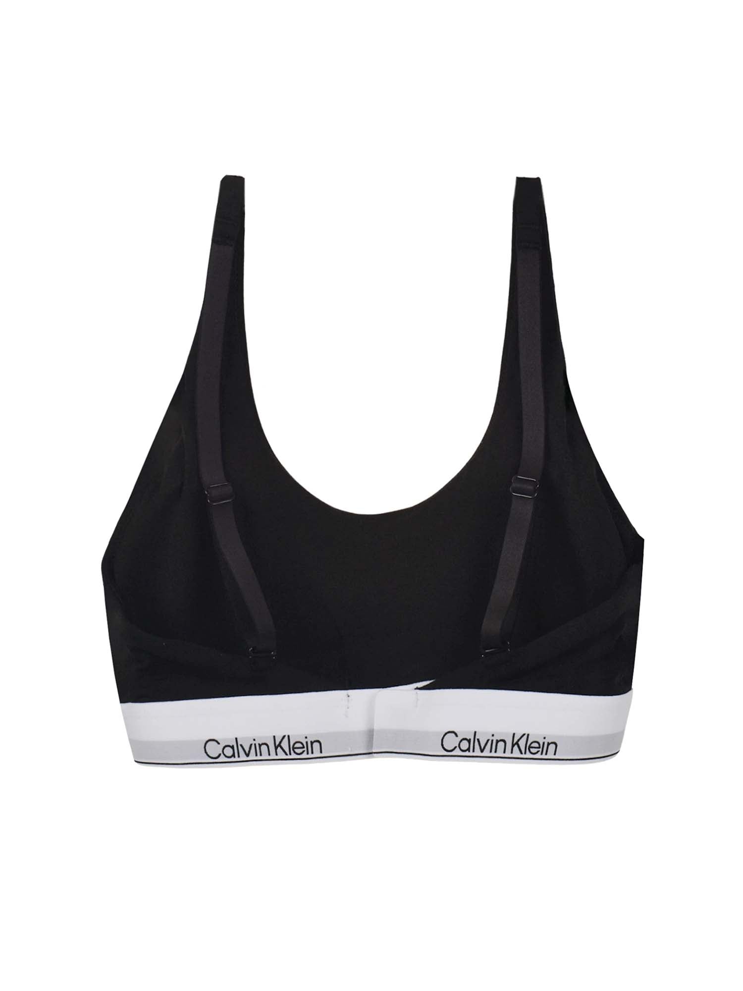 Calvin Klein Brassière leggermente foderata - Icon Cotton Modal Nero