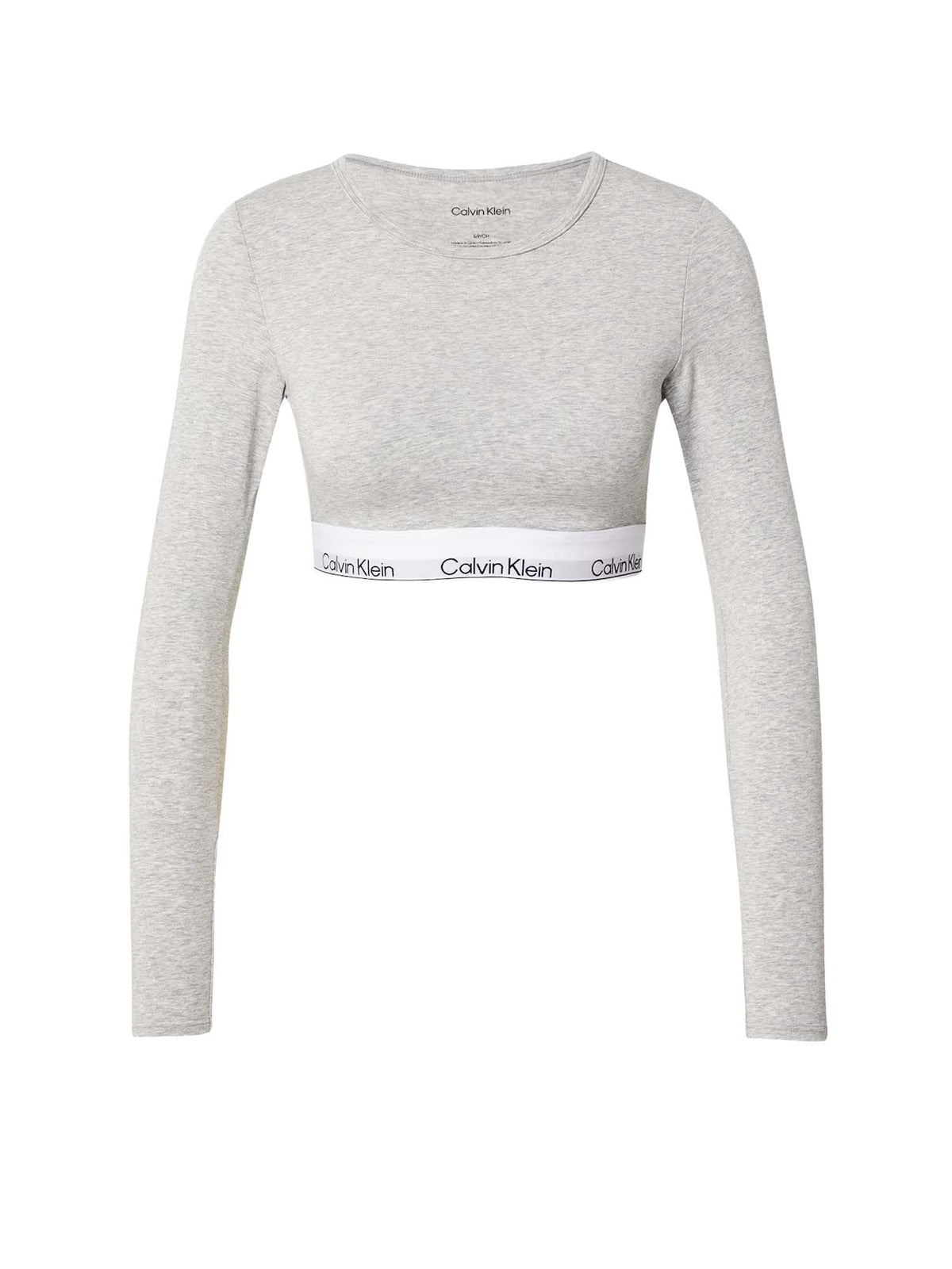 Calvin Klein Brassière T-shirt a maniche lunghe - Icon Cotton Modal Grigio