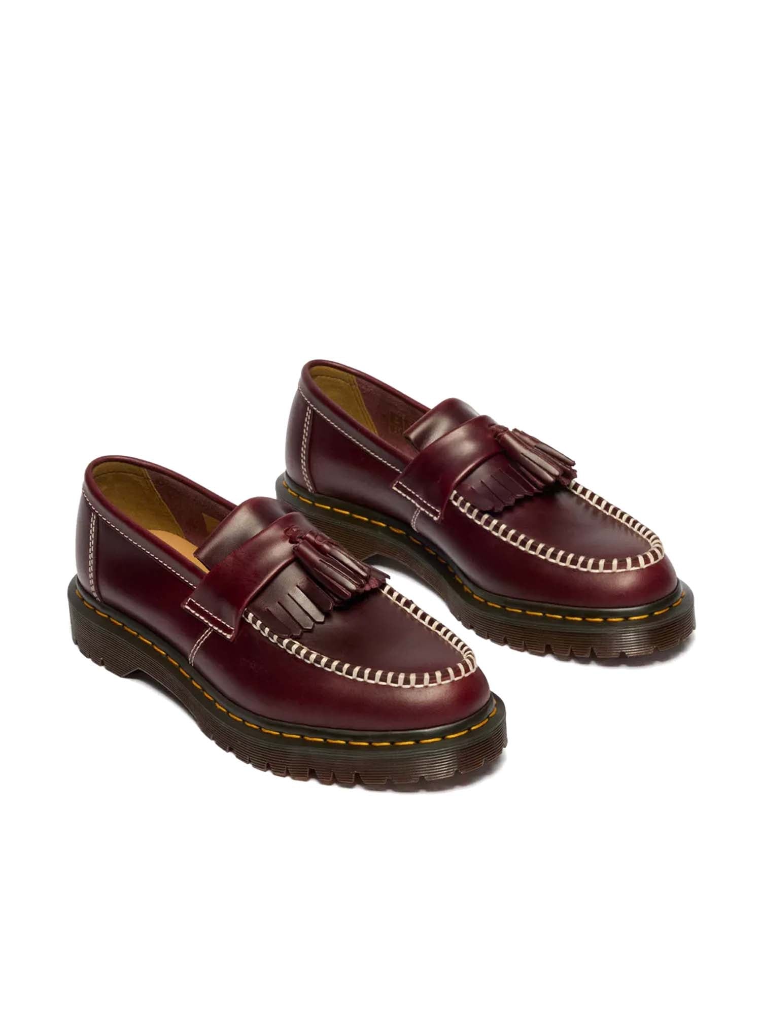Dr. Martens Mocassini Adrian con nappe in pelle Orleans Bordeaux