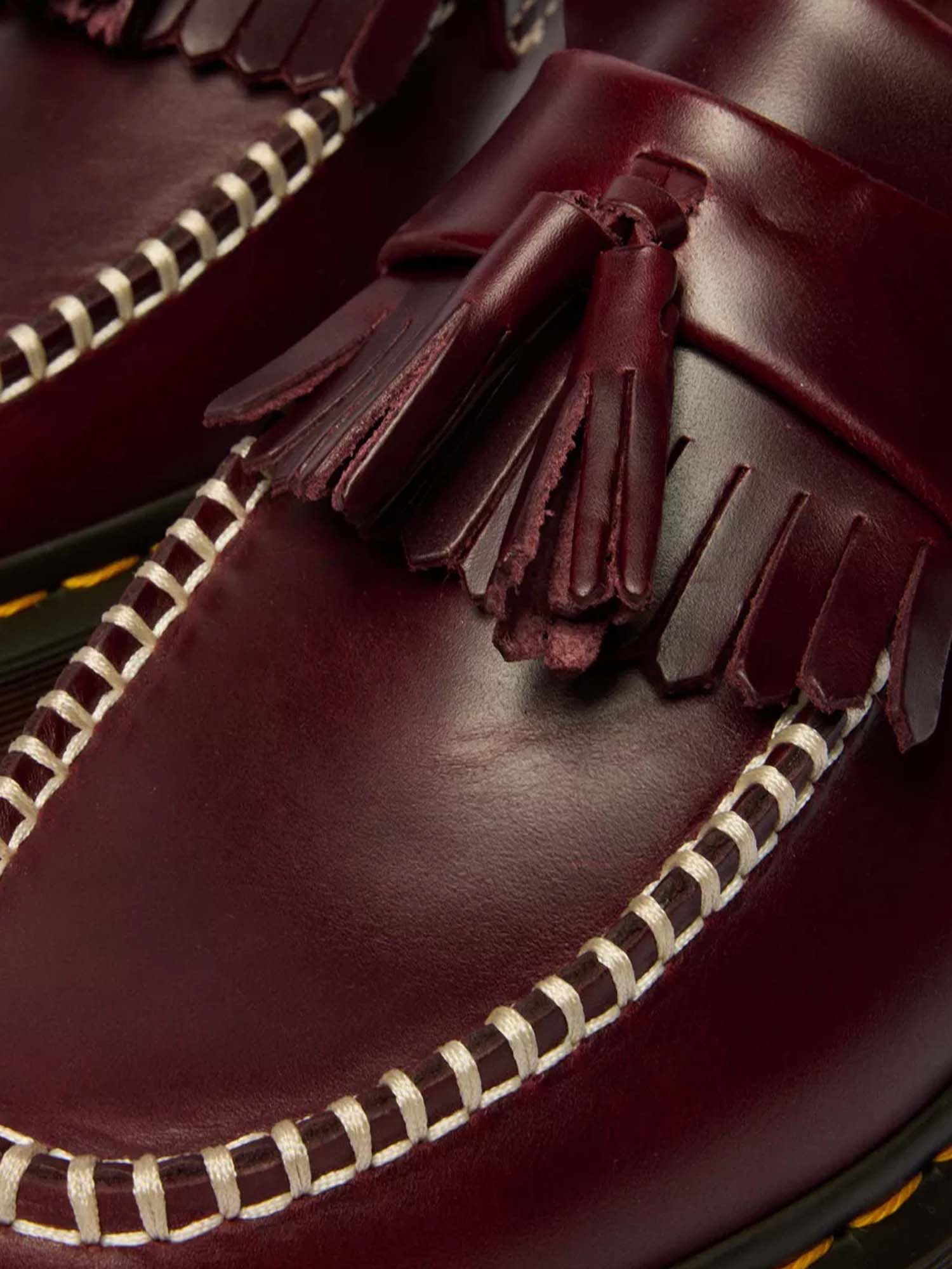 Dr. Martens Mocassini Adrian con nappe in pelle Orleans Bordeaux