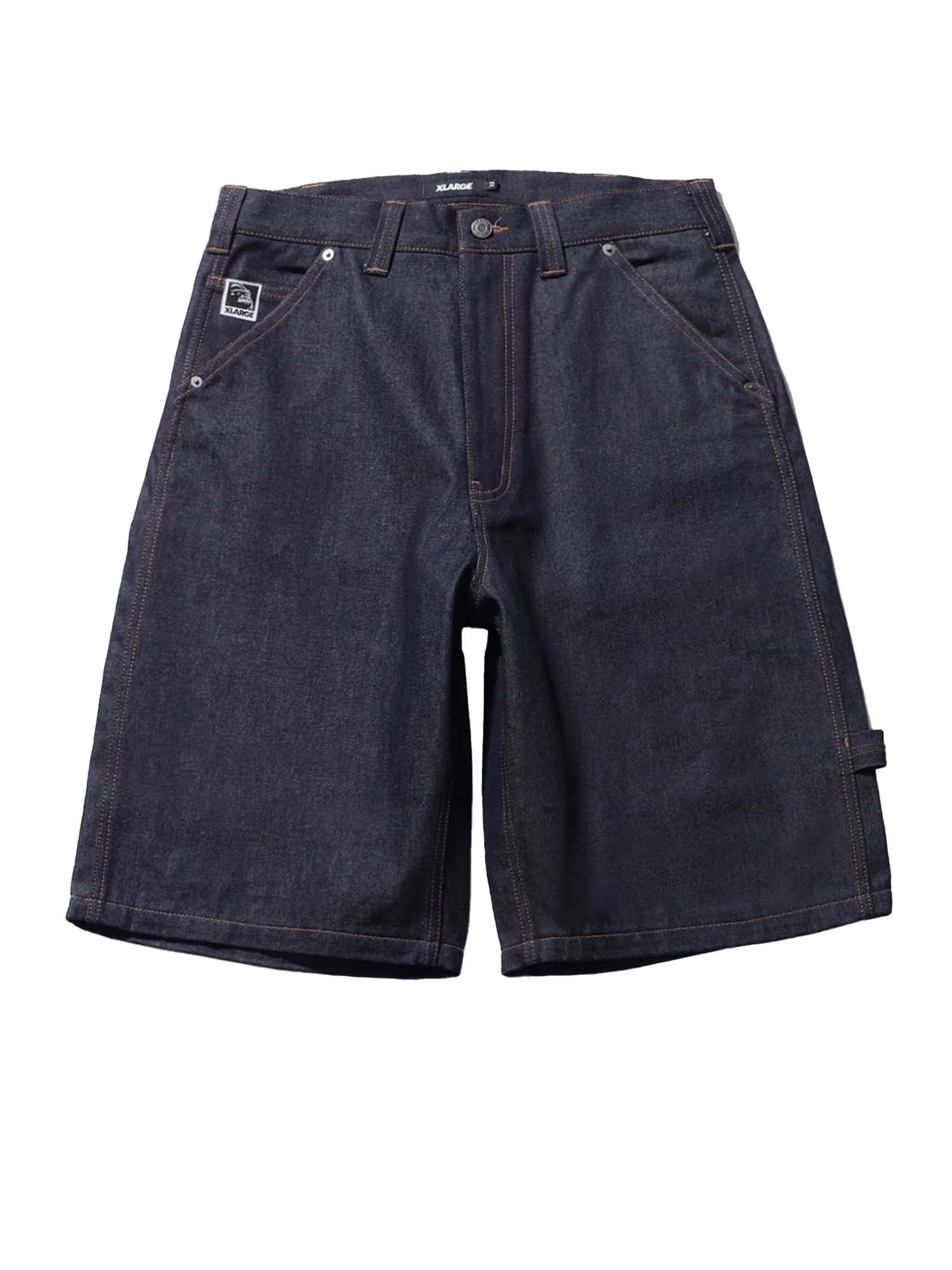 Xlarge Cut Out XL Loose Shorts Blu