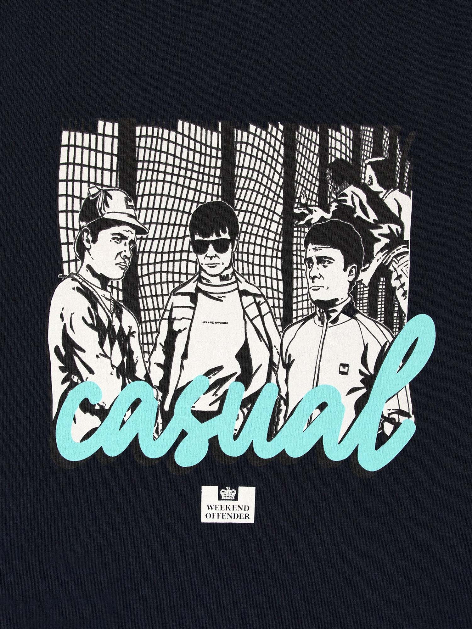 Weekend Offender Maglietta grafica Terrace Blu