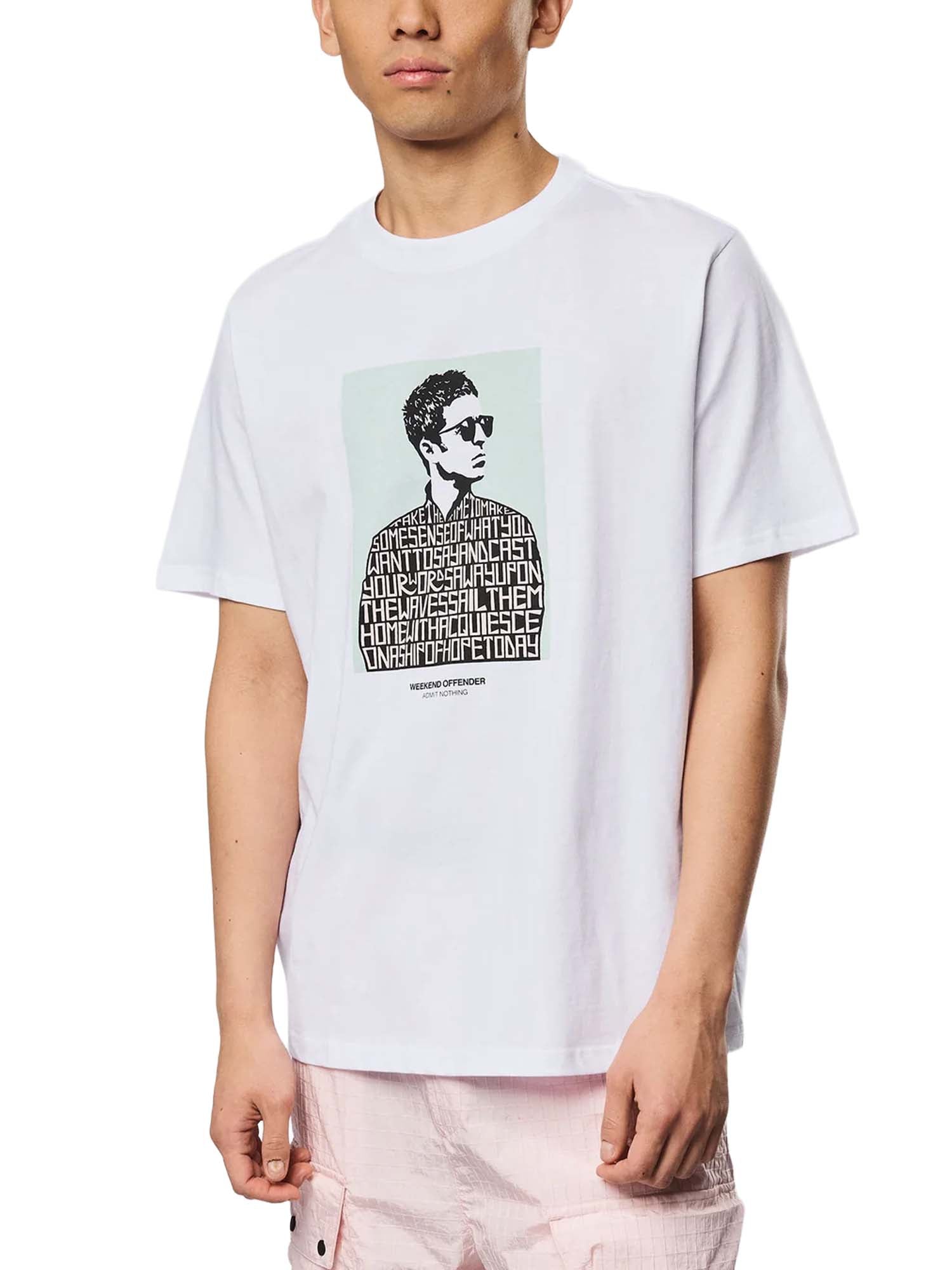 Weekend Offender Maglietta grafica Camden Bianco